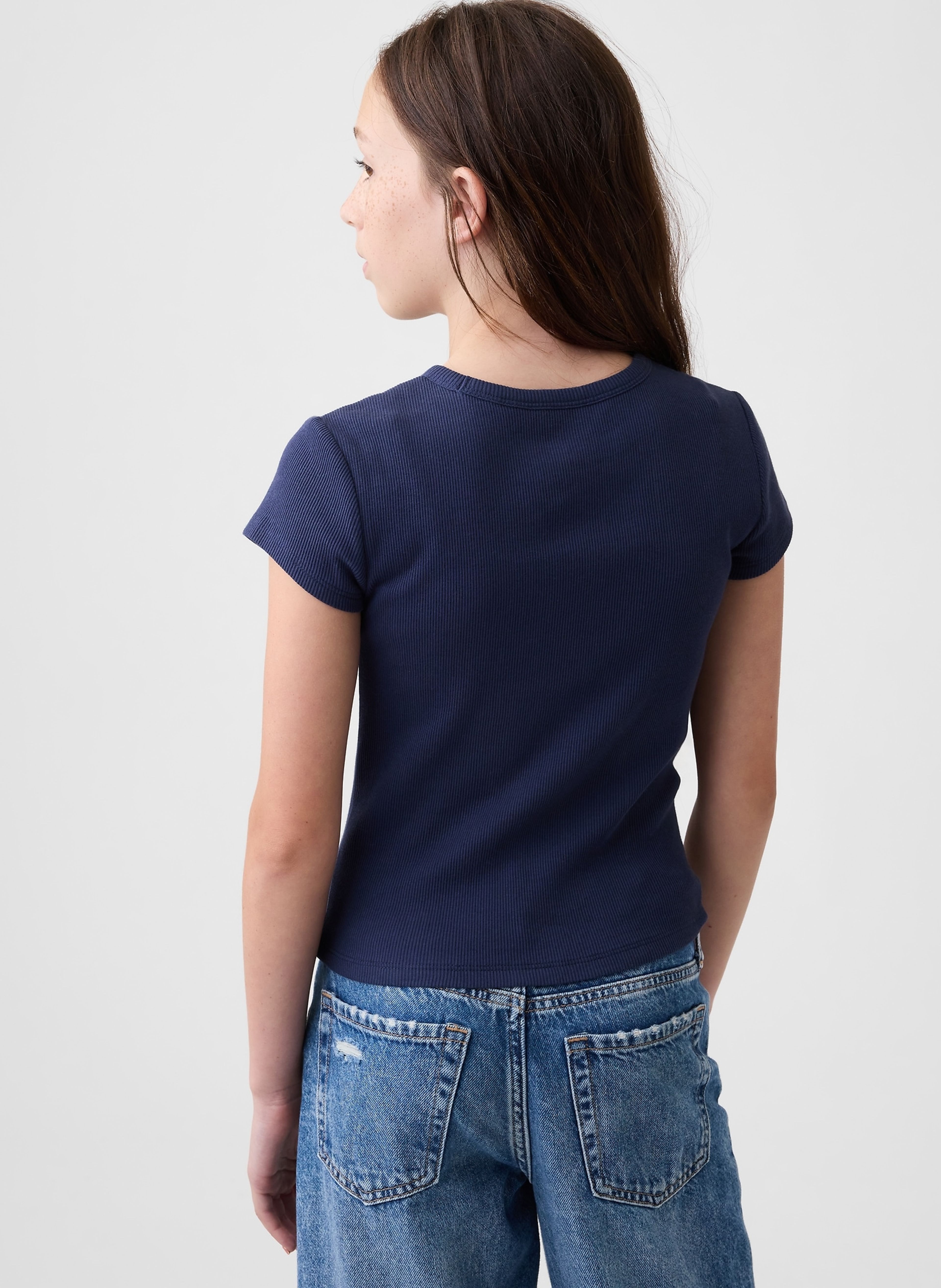 Baby prążkowany T-shirt - 002