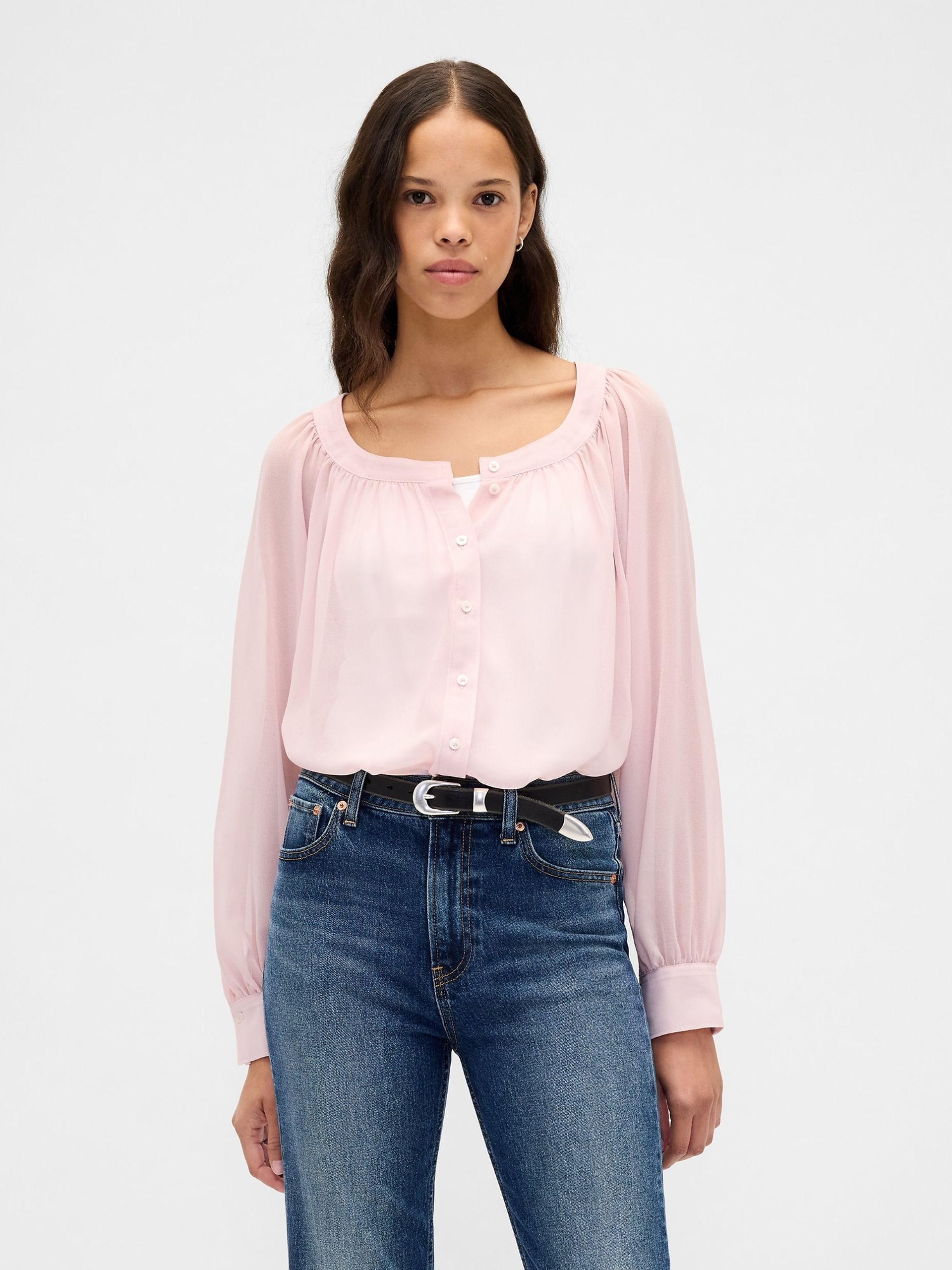 Blusa transparente - 001