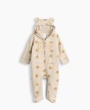 Baby overal Brannan Bear s logom-Béžová - 001