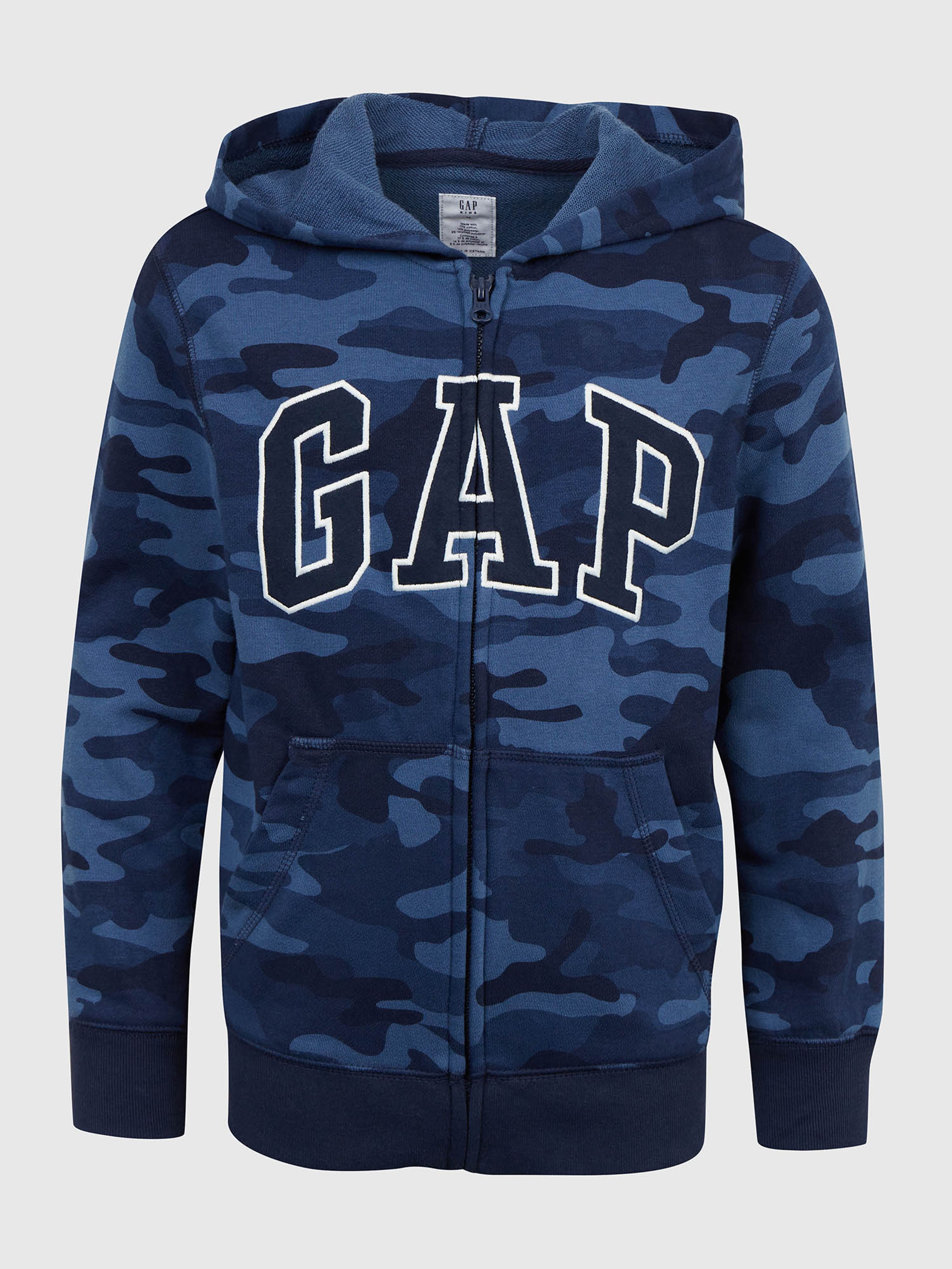 Kinder Army-Sweatjacke mit GAP Logo