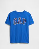 Dziecięcy T-shirt z logo-Granatowy - 002