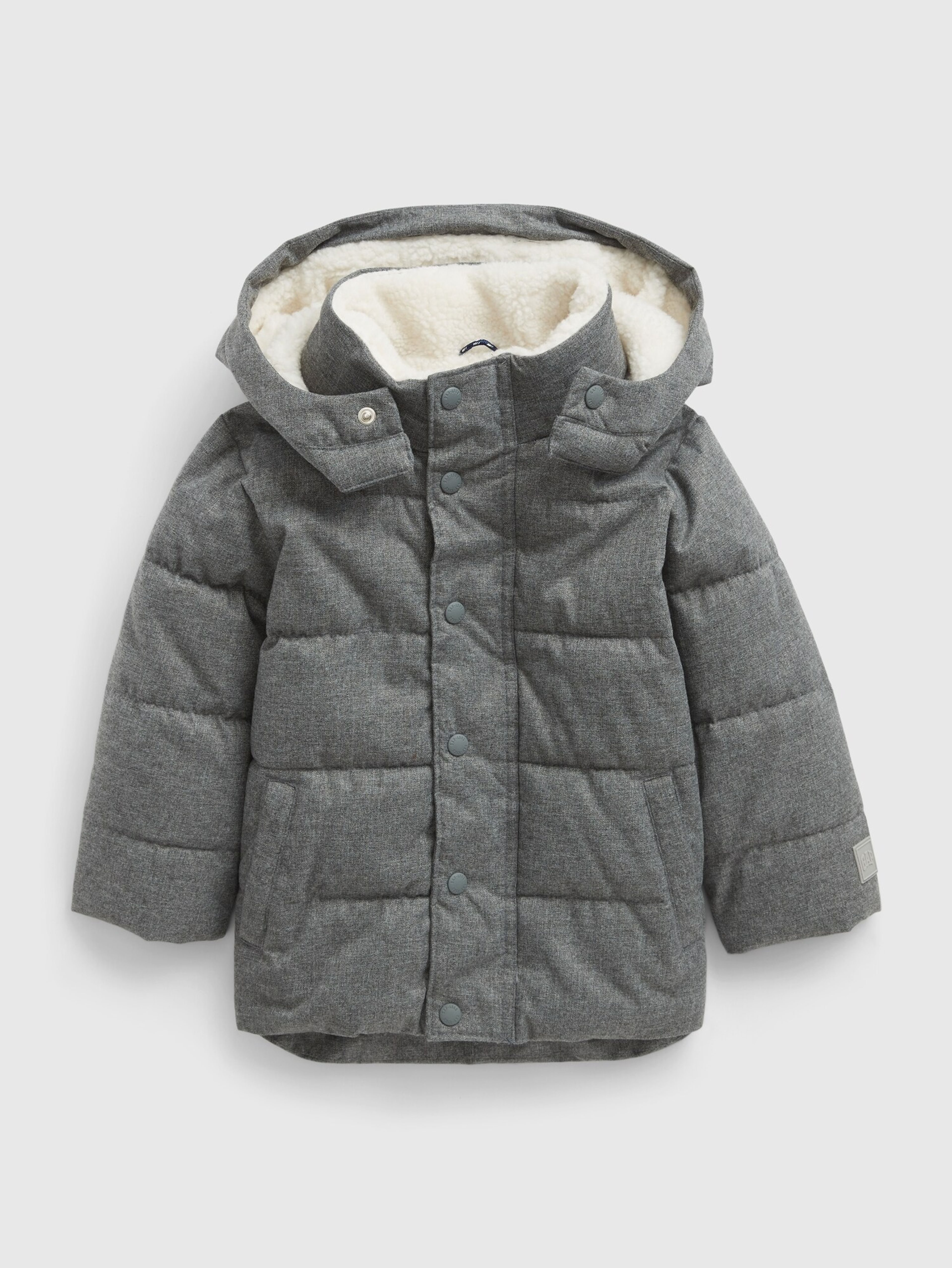 Baby Winterjacke mit Fellbesatz