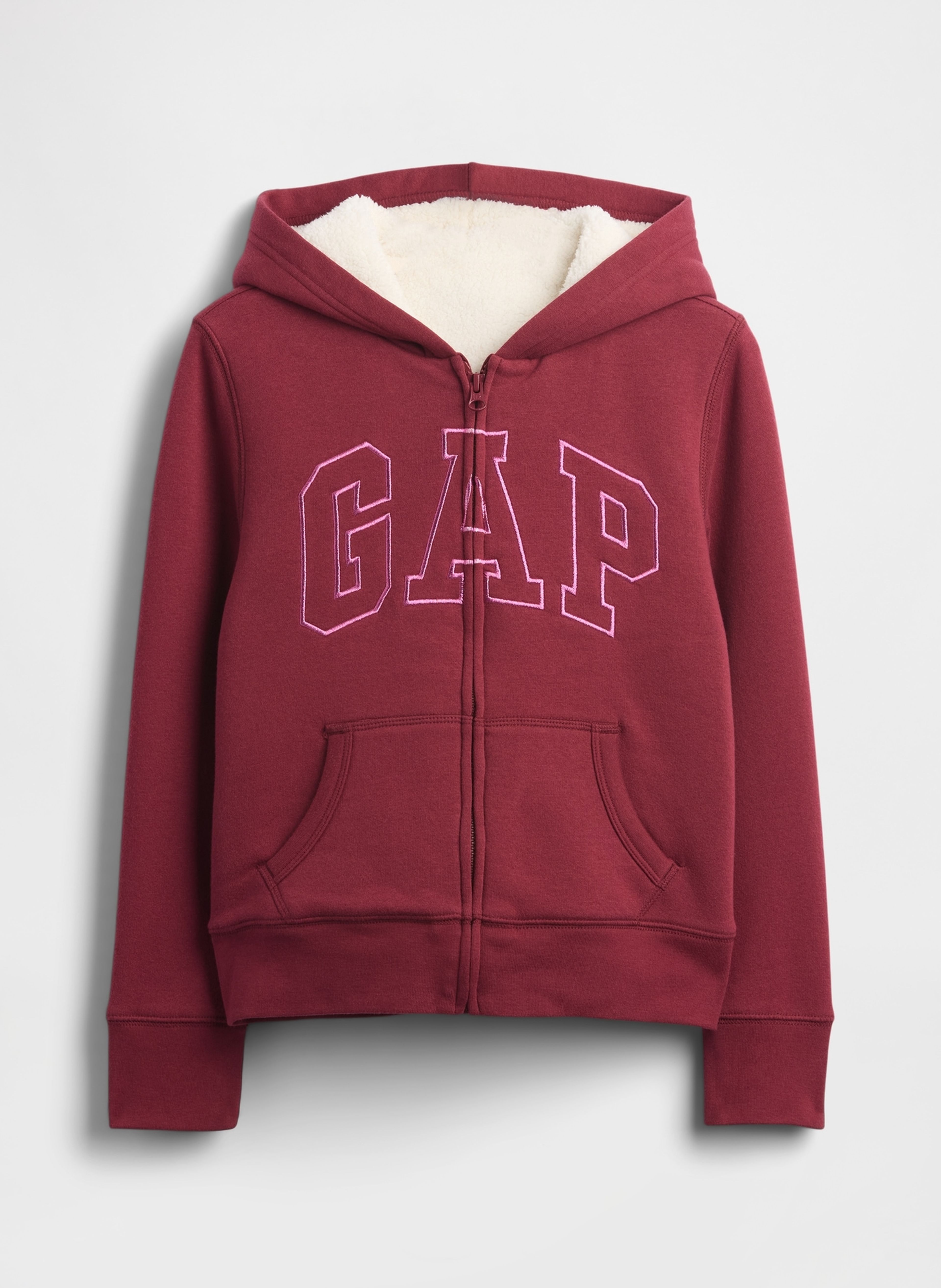 Felpa fleece imbottita bambini con logo - 004