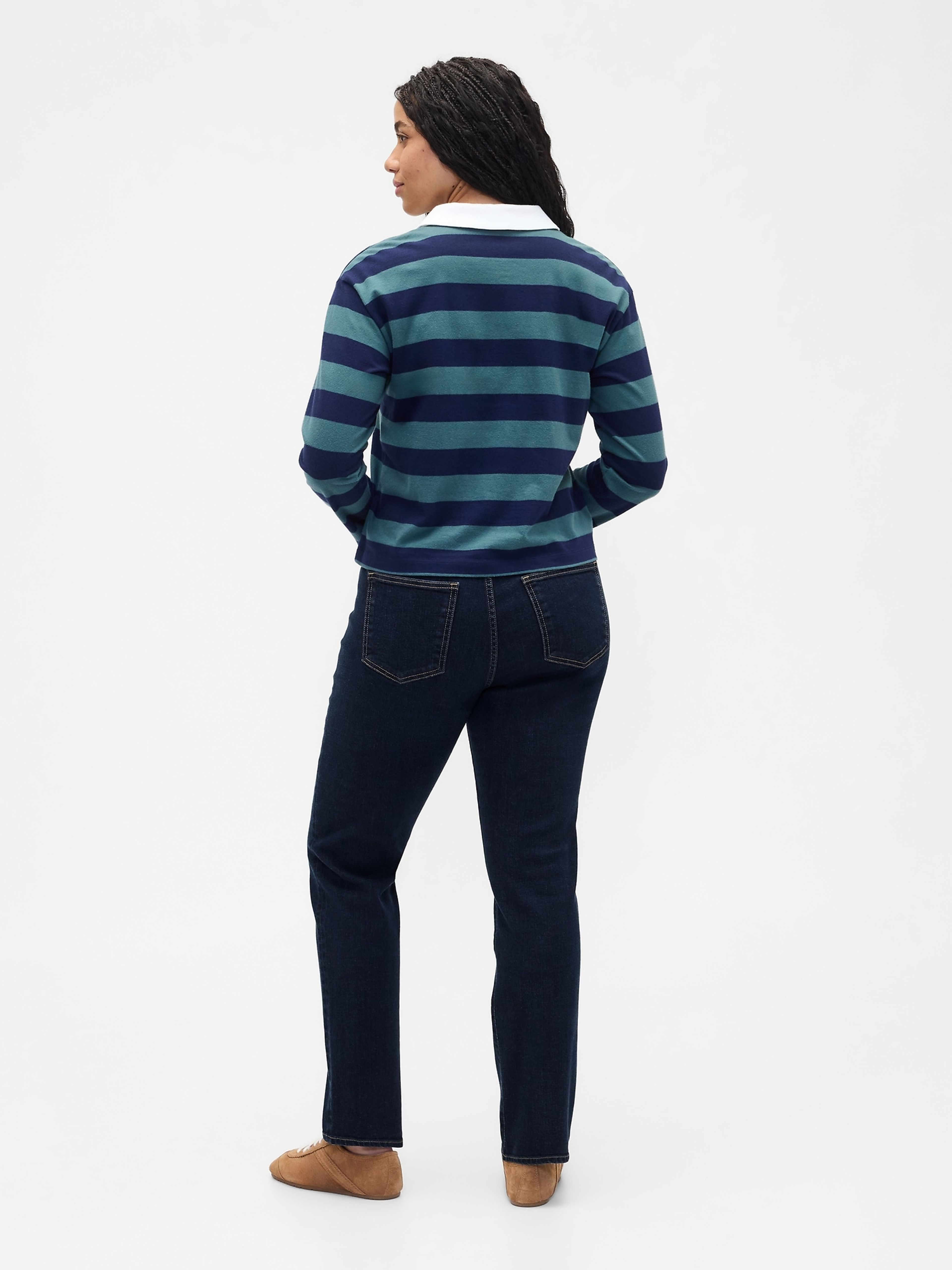 Jeansy Mid Rise Classic Straight - 006