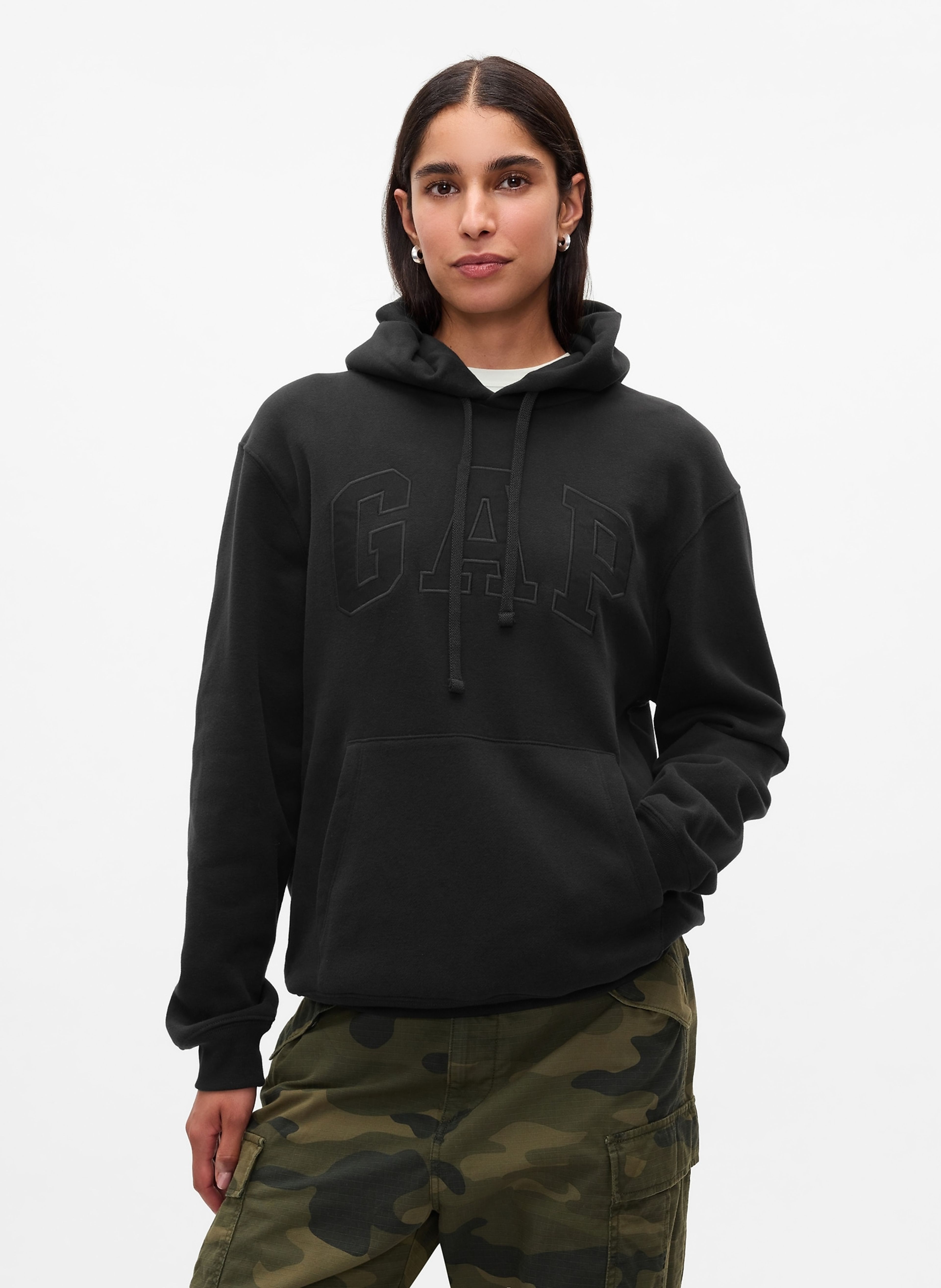 VintageSoft Hoodie unisex mit Logo - 005