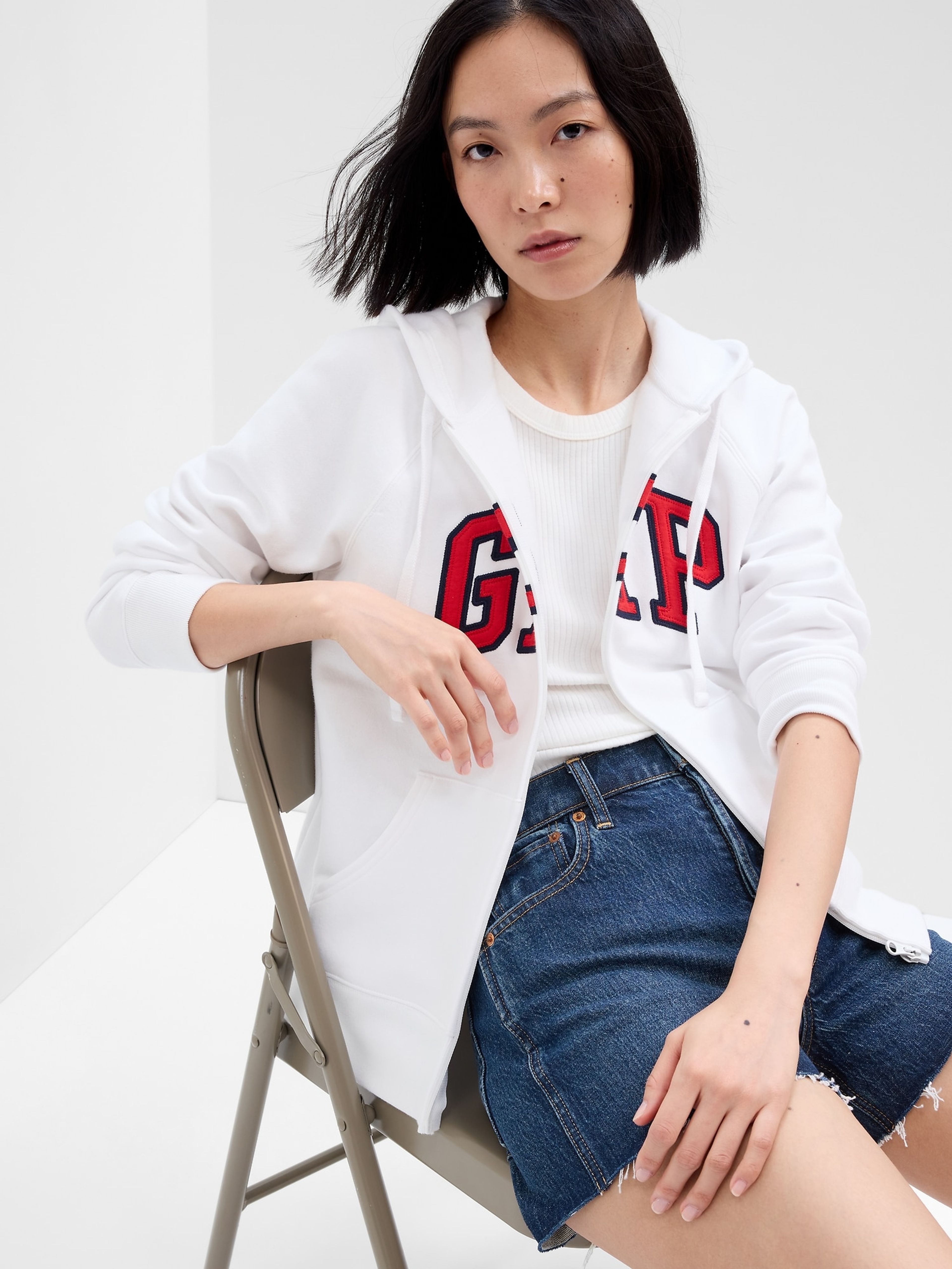 Damen Sweatshirt mit Logo