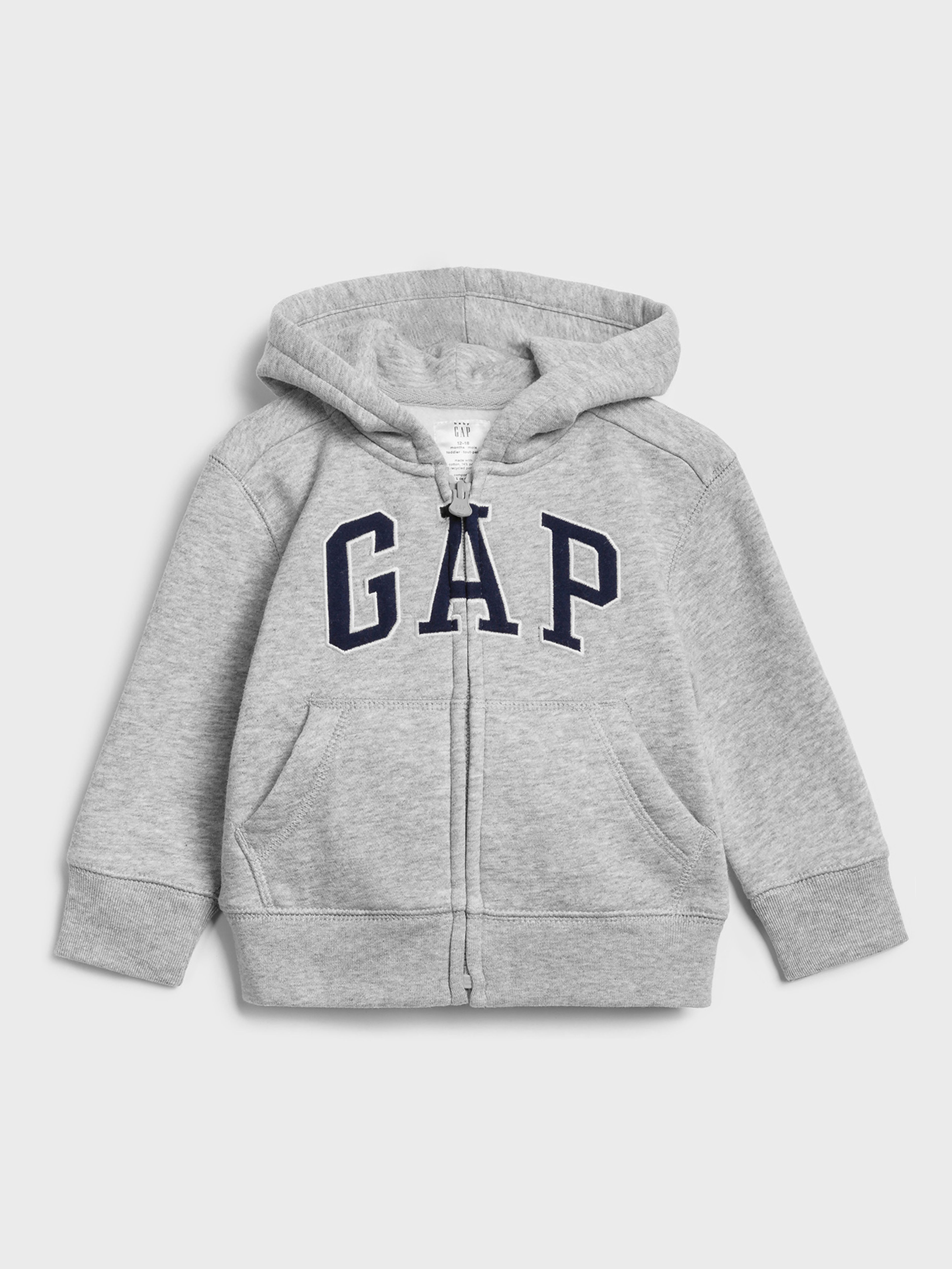 Baby bluza GAP z logo na zamek