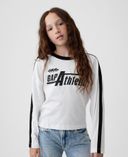 Gyerek oversize póló Gap Athletic-Fehér - 001