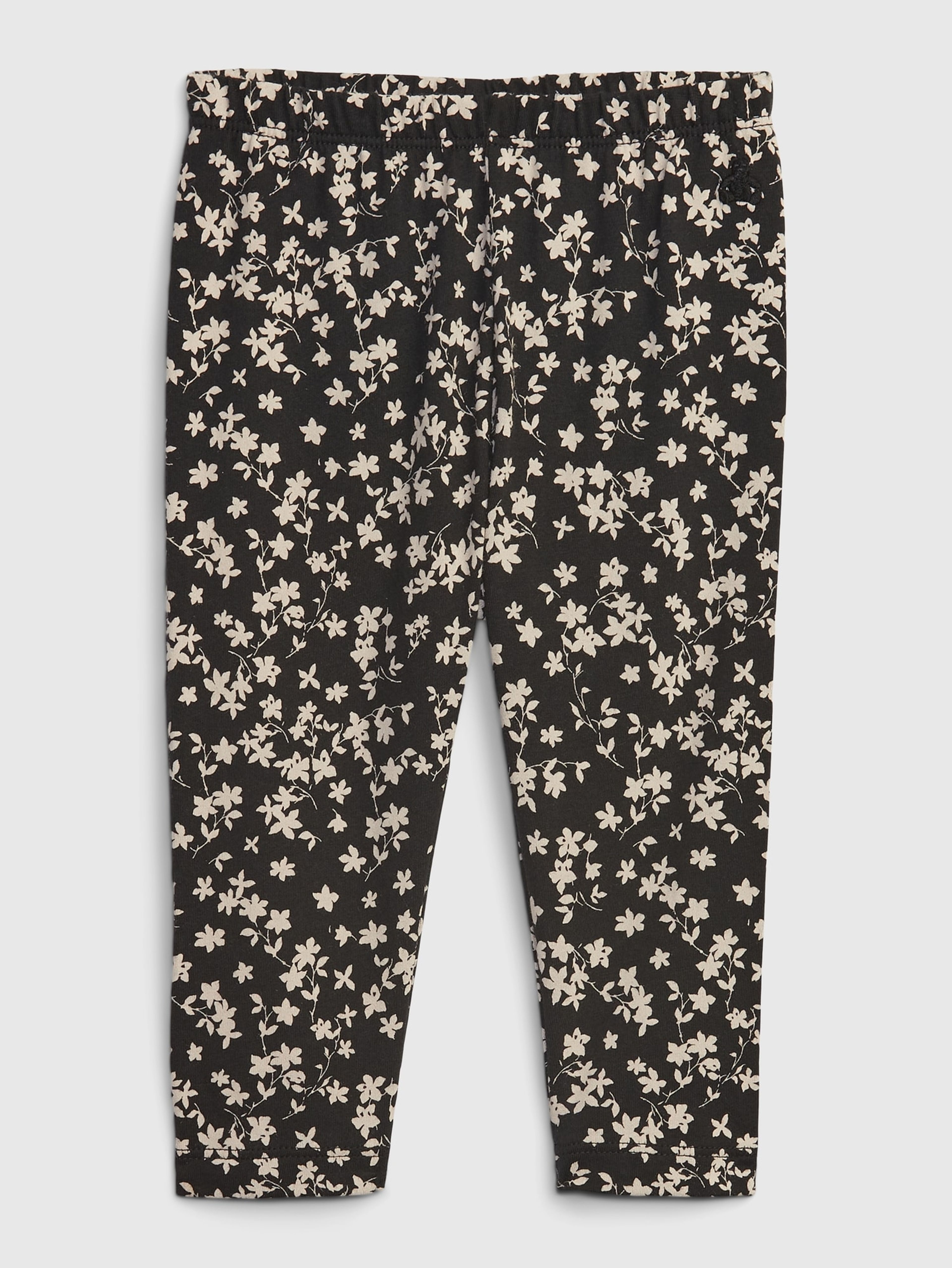 Baby-Leggings mit floralem Muster organic