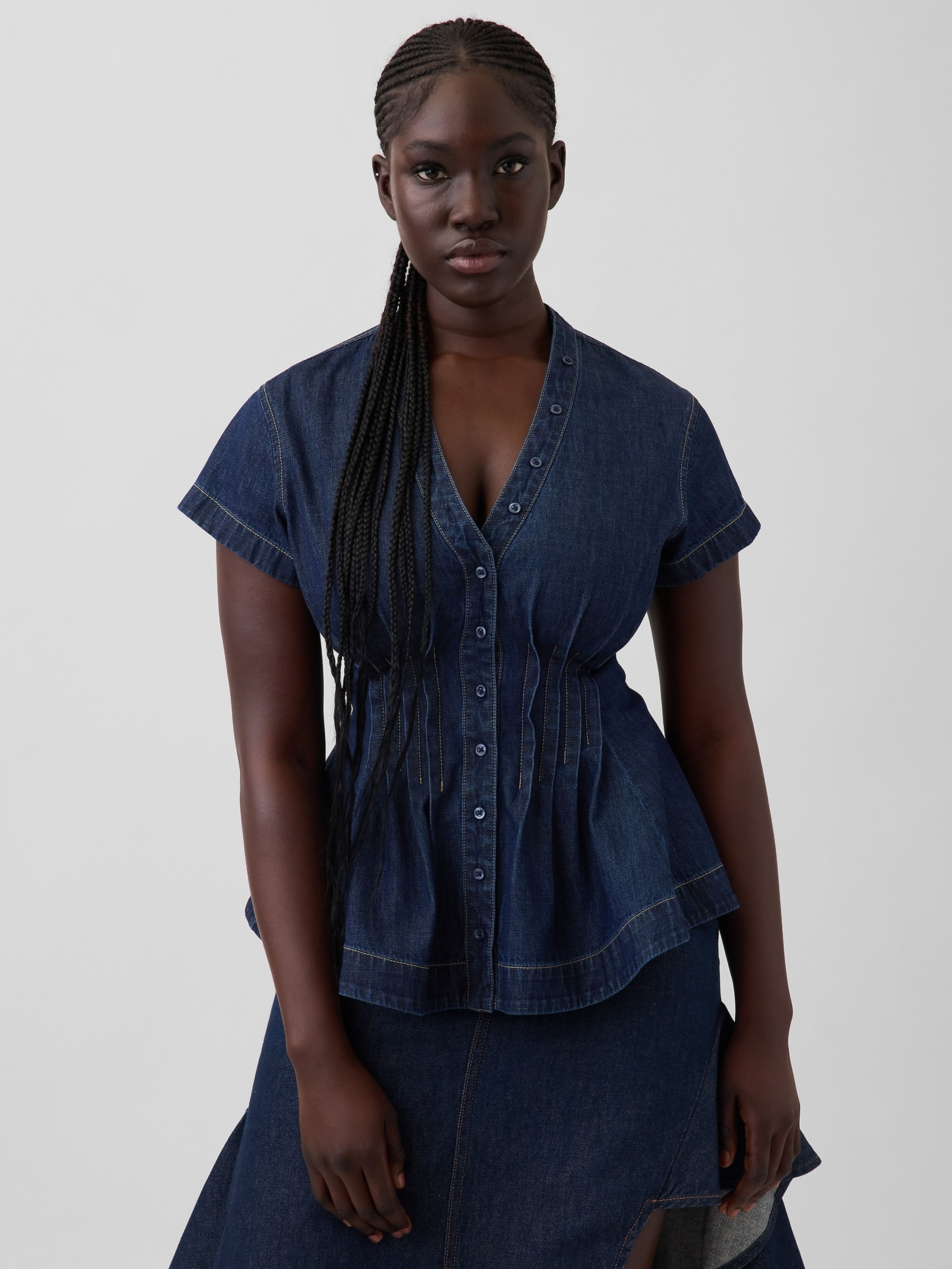 Chemise en denim Gap × HFR by IGDALYAH