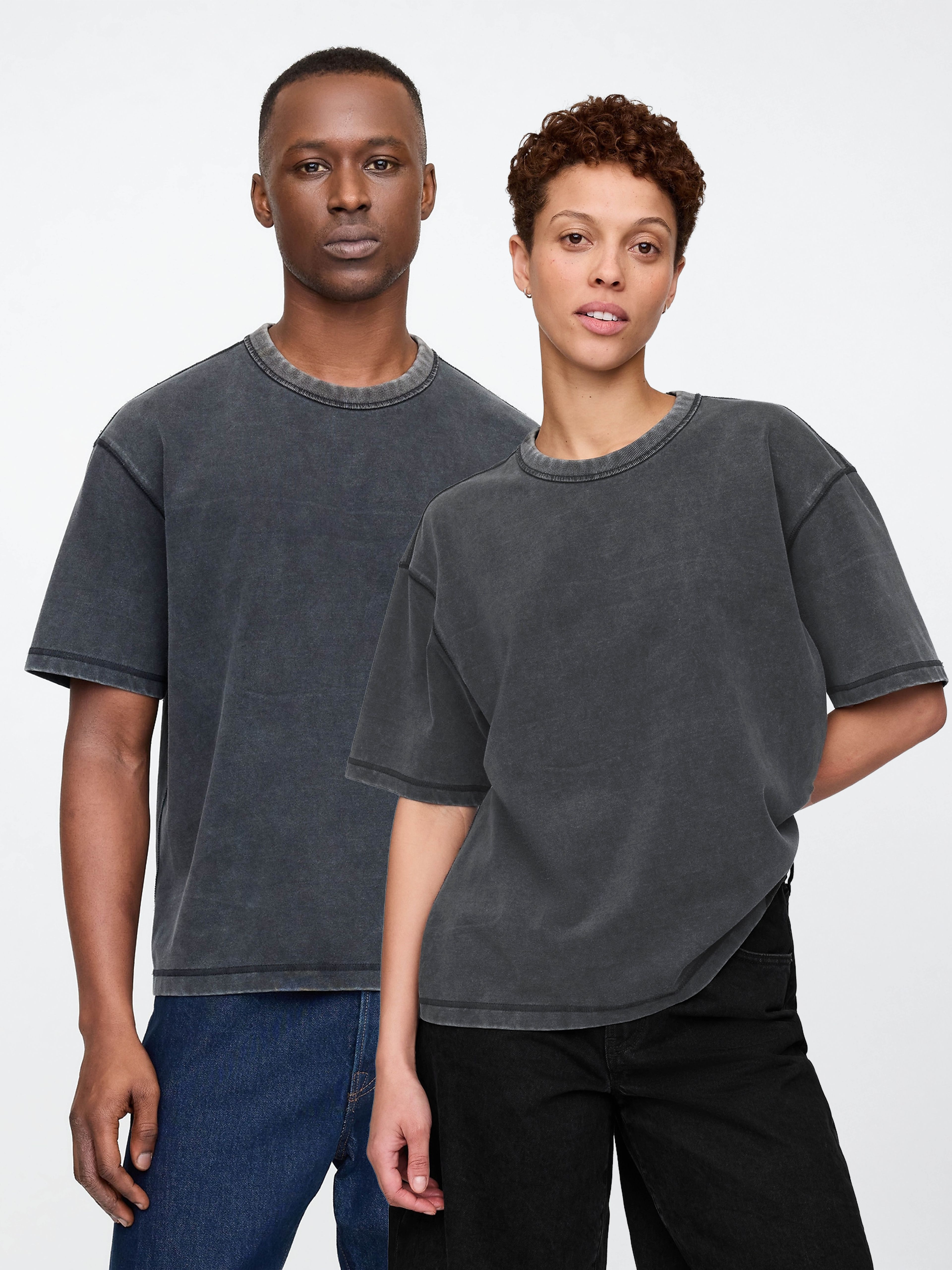 Tricou crop Heavyweight unisex - 001