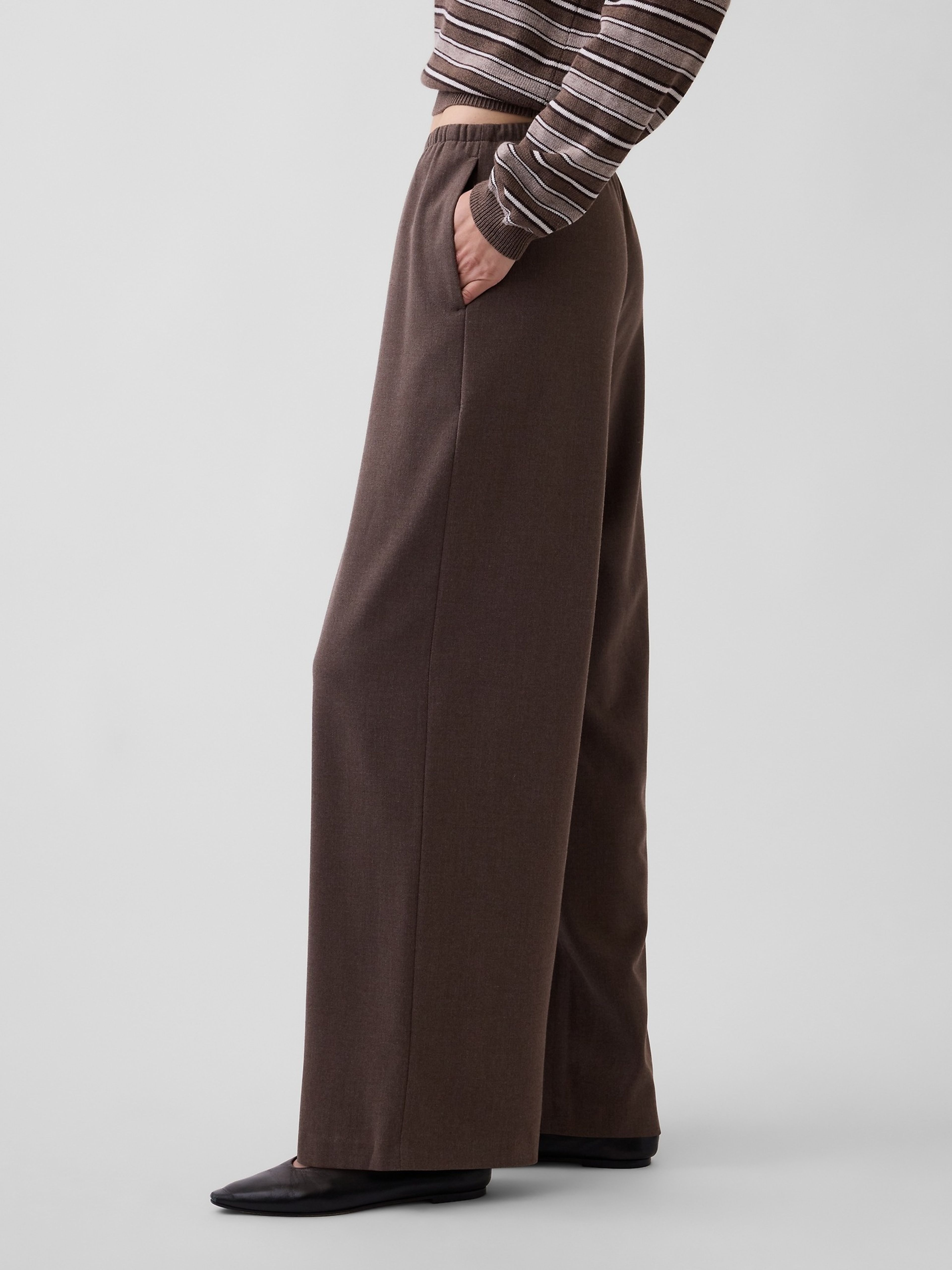Nohavice wide-leg Easy - 003