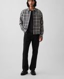 Relaxed Straight Jeans-Zwart - 001