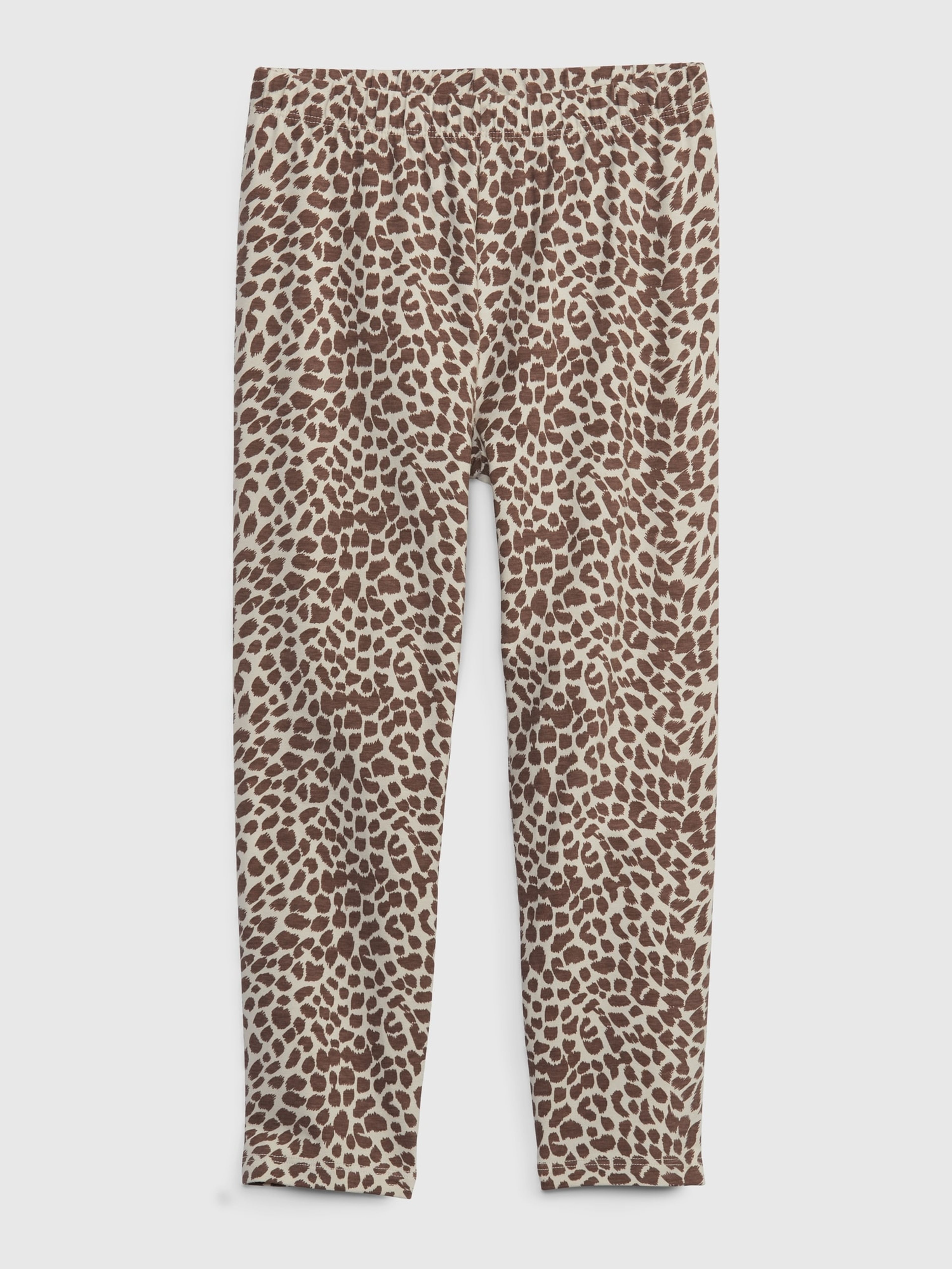 Dětské organic capri legíny leopard