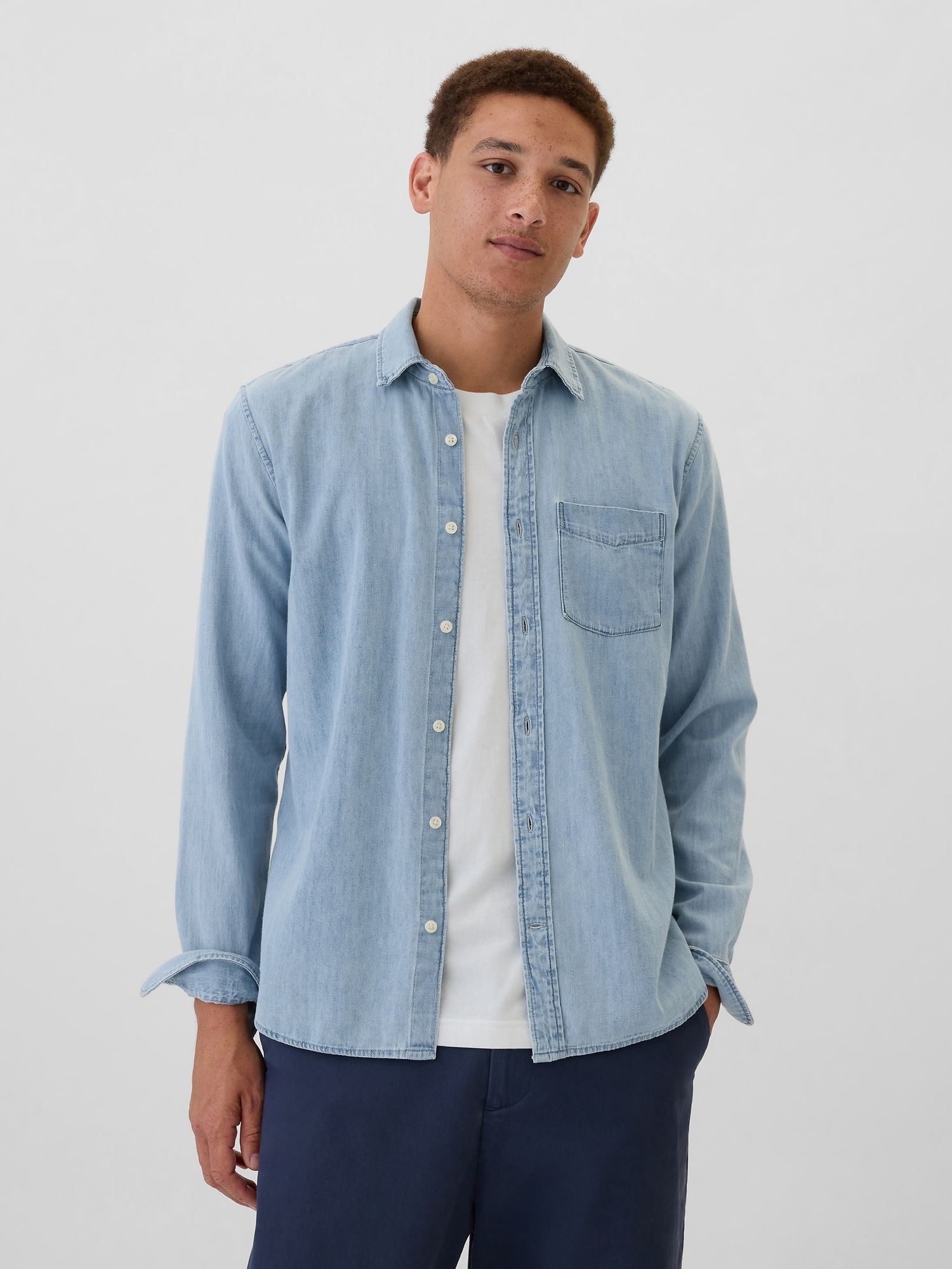Chemise en denim overshirt UltraSoft