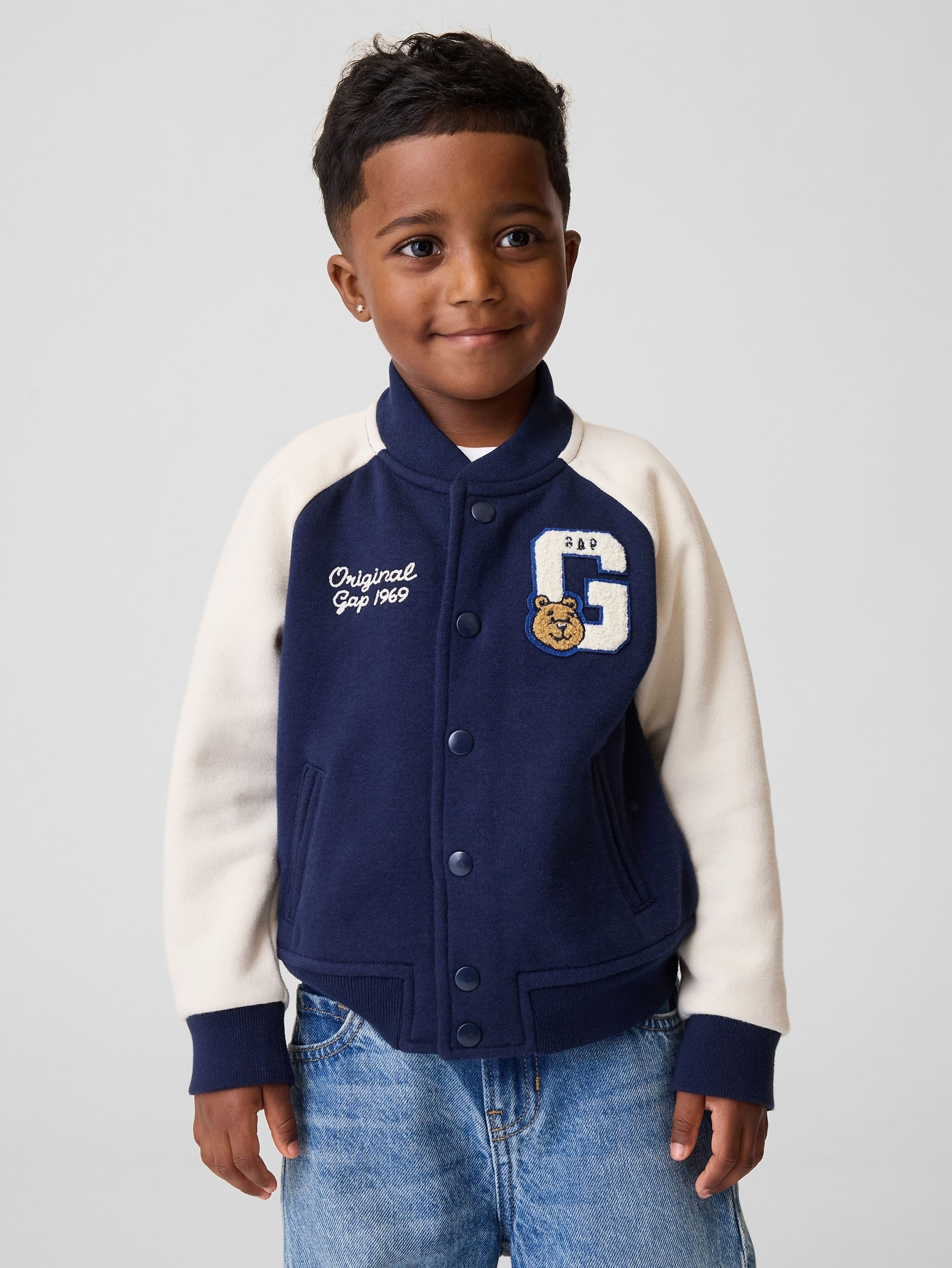 Baby bluza varsity Brannan Bear VintageSoft - 001