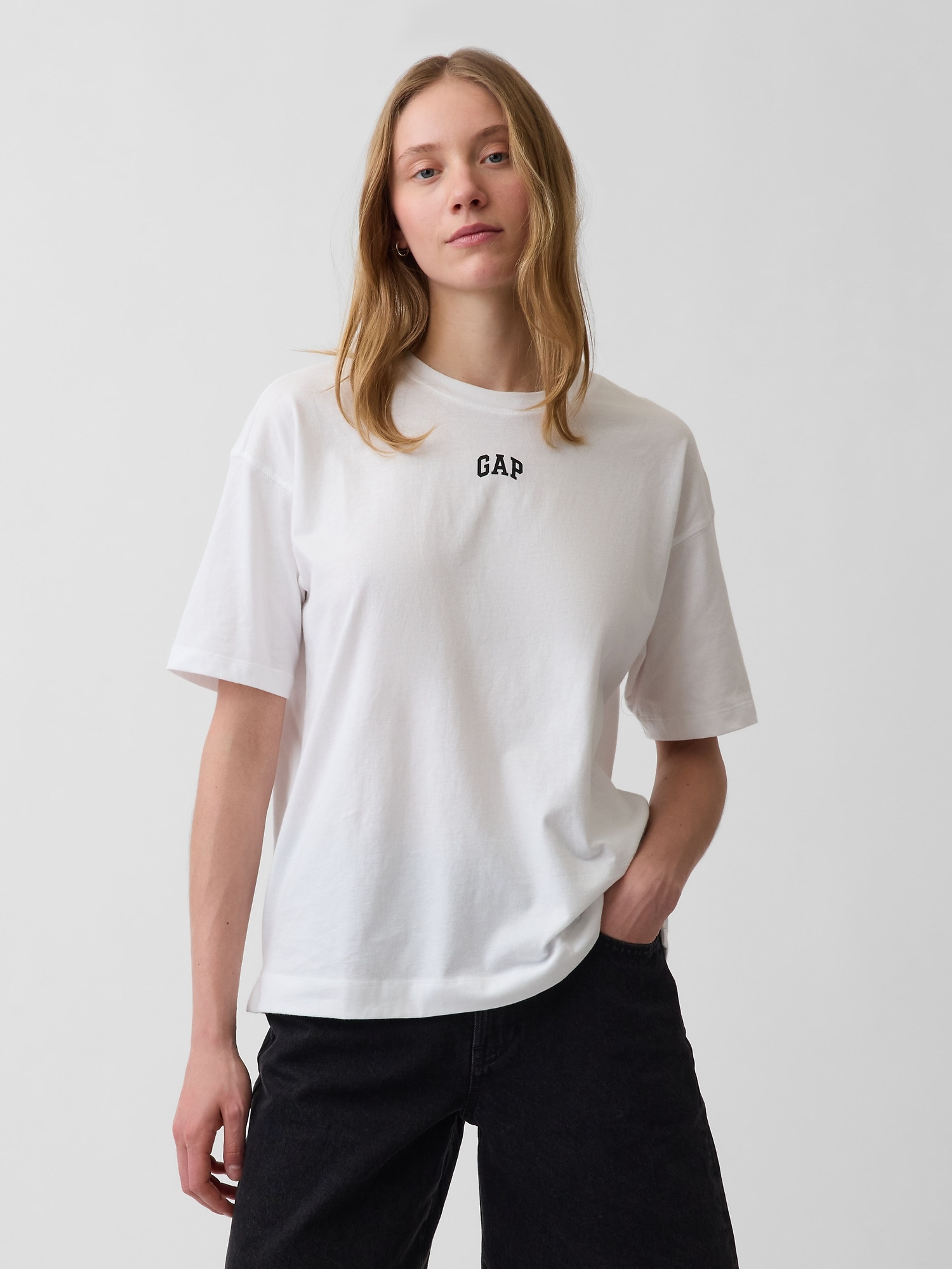 T-shirt oversize z logo VintageSoft