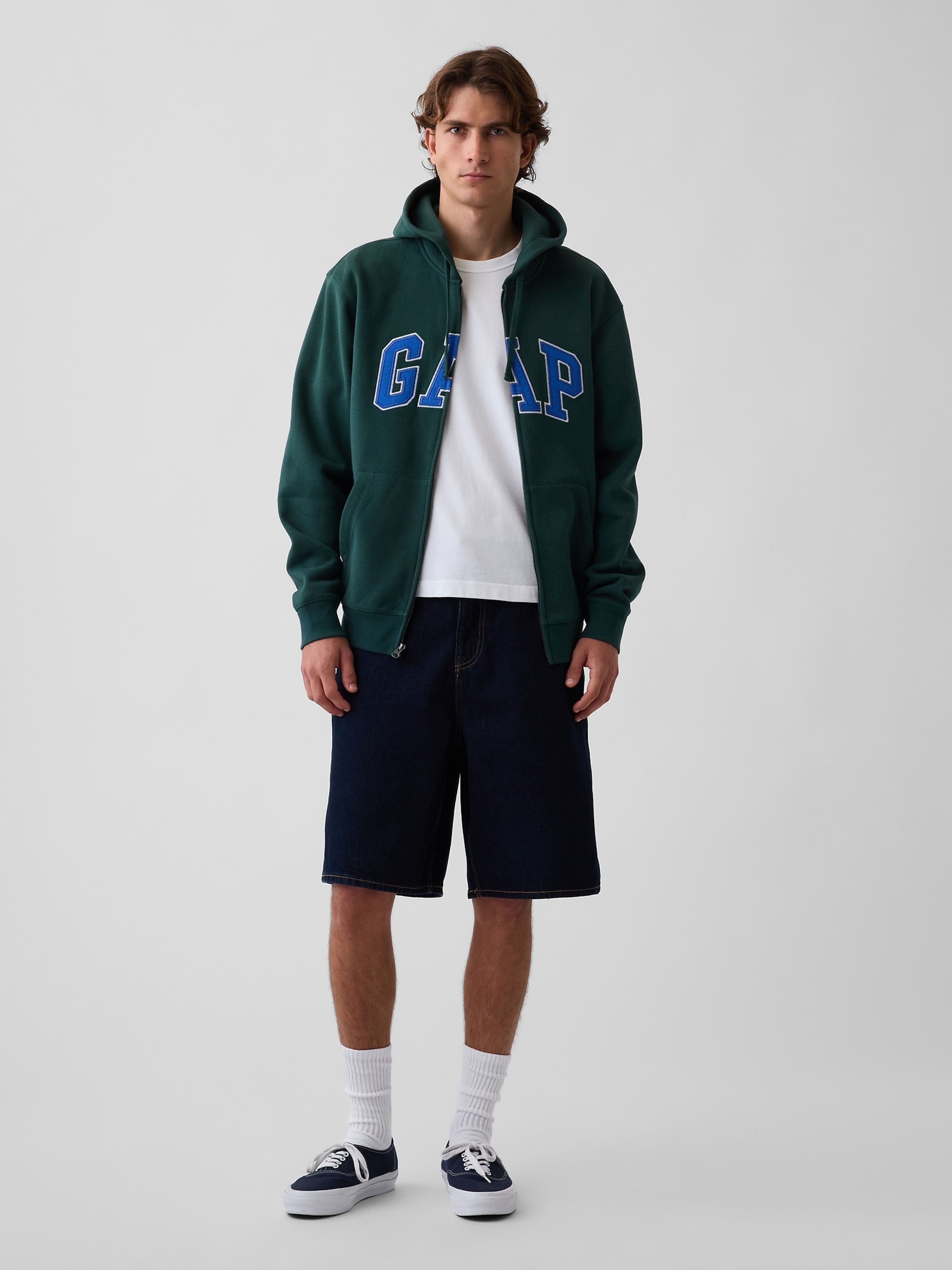 Sweat à capuche VintageSoft unisex avec logo - 002