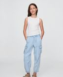 Kinder Balloon cargobroek-Blauw - 001