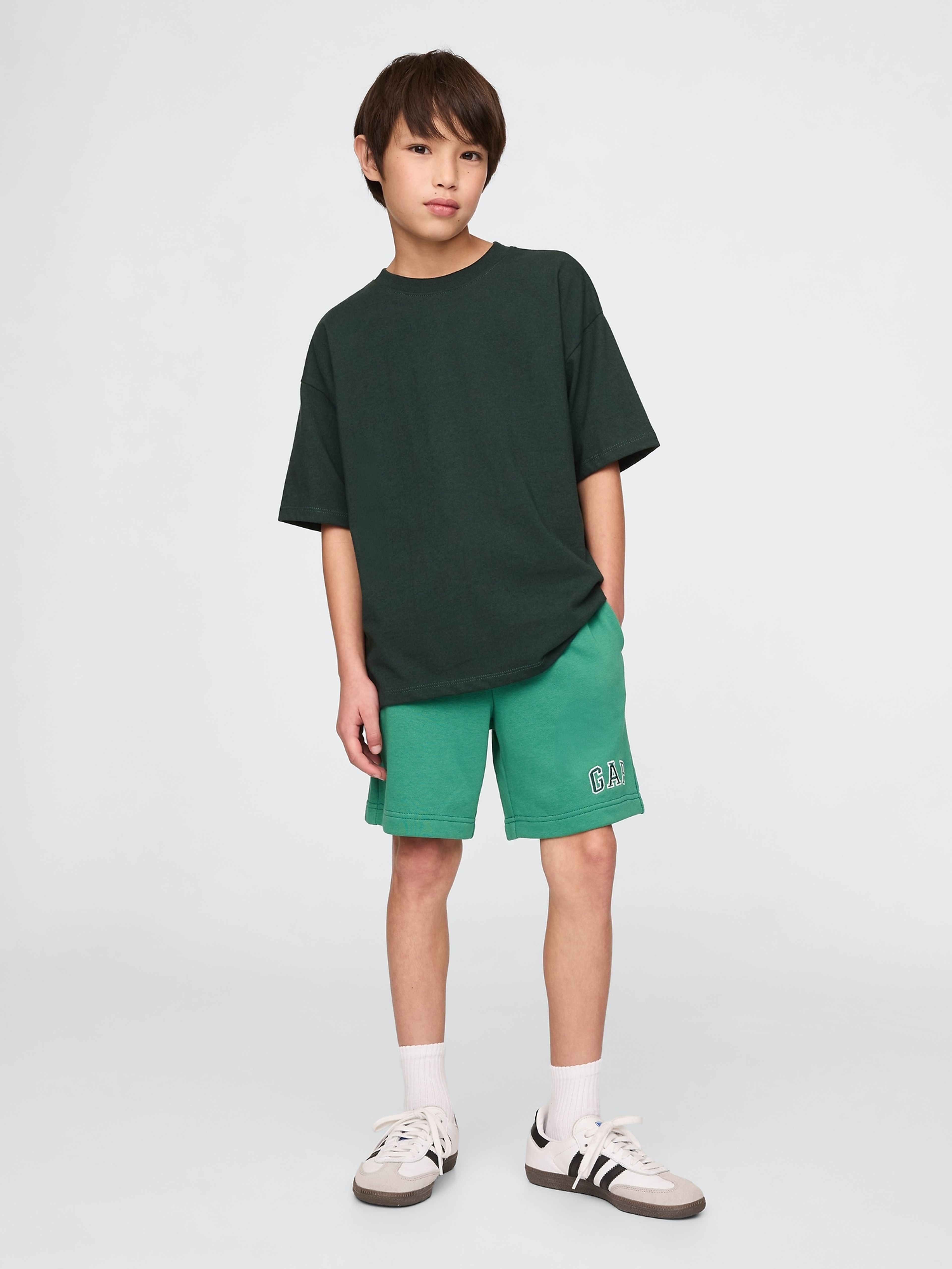 Jungen-Shorts mit Logo