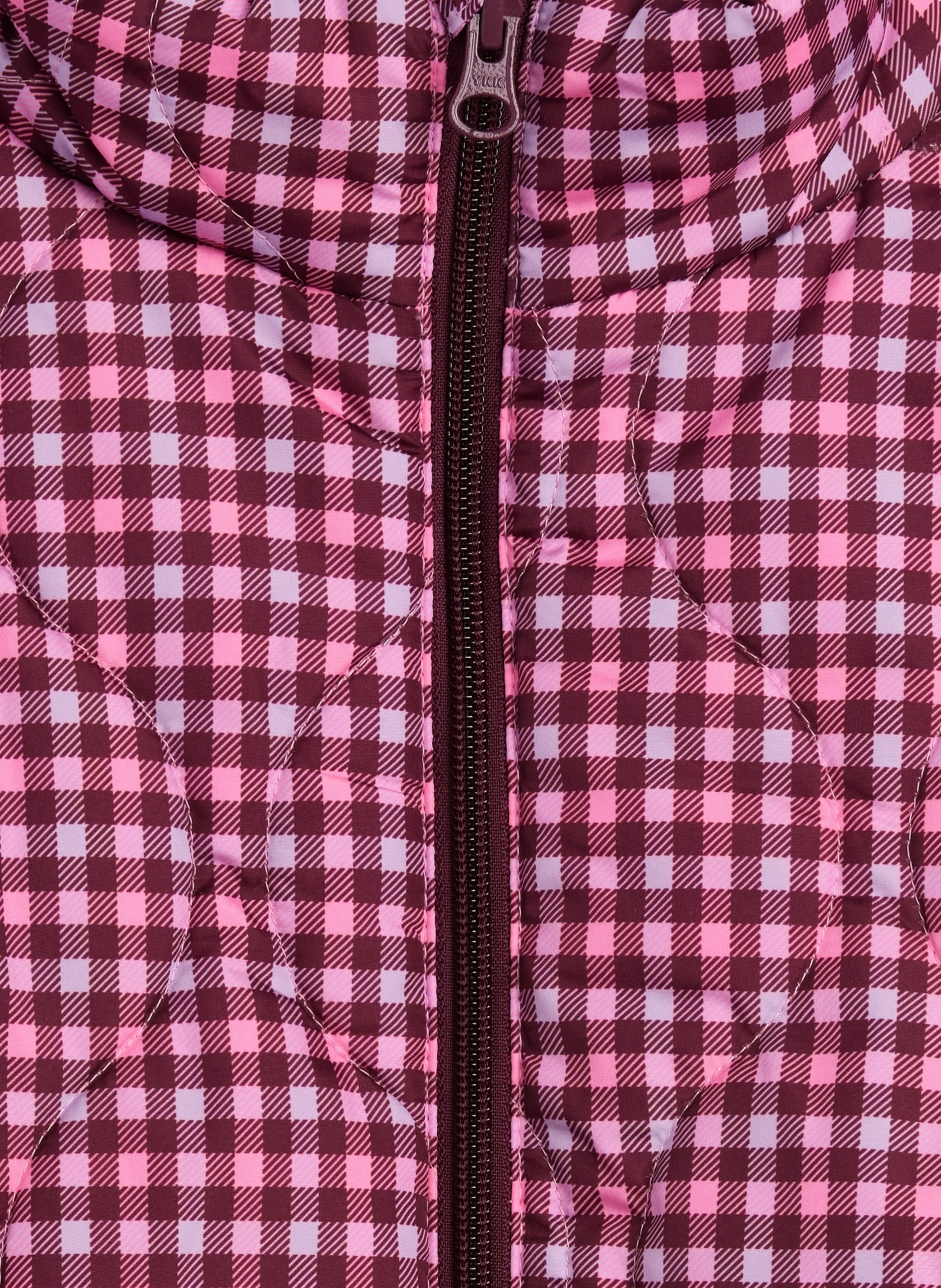 Dziecięca pikowana kurtka z logo - 005