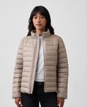 Veste matelassée avec logo-Beige - 004