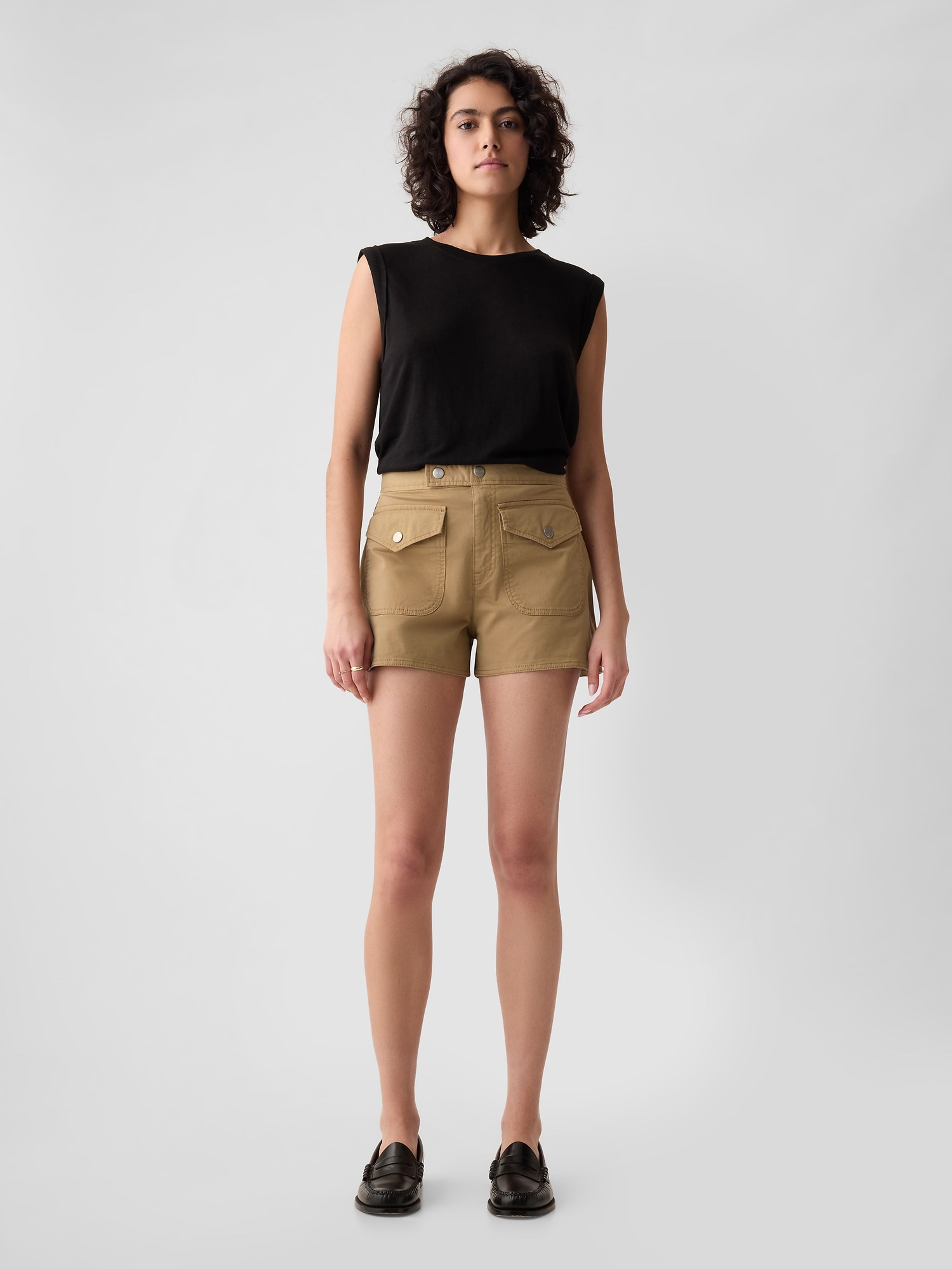 Shorts aus Baumwolle