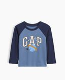 Baby T-Shirt mit Logo-Dunkelblau - 002