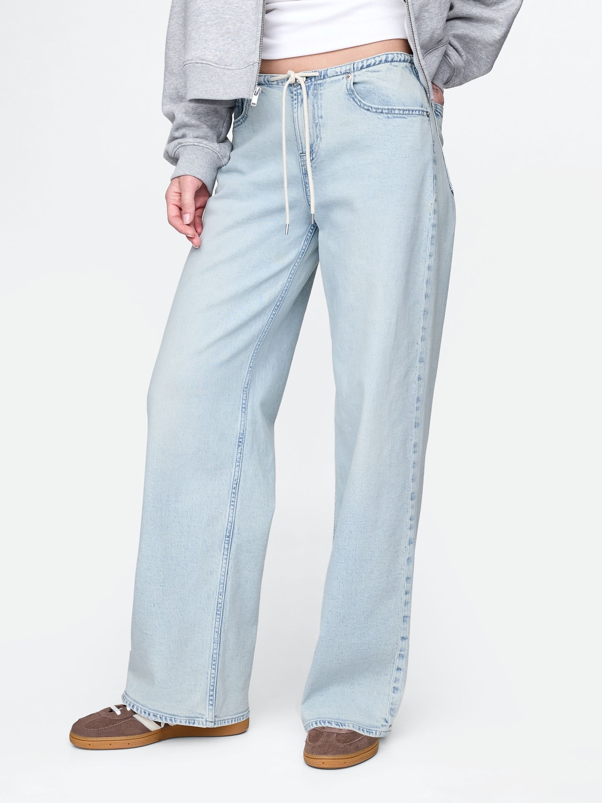 Mid Rise 90s Loose Jeans - 001