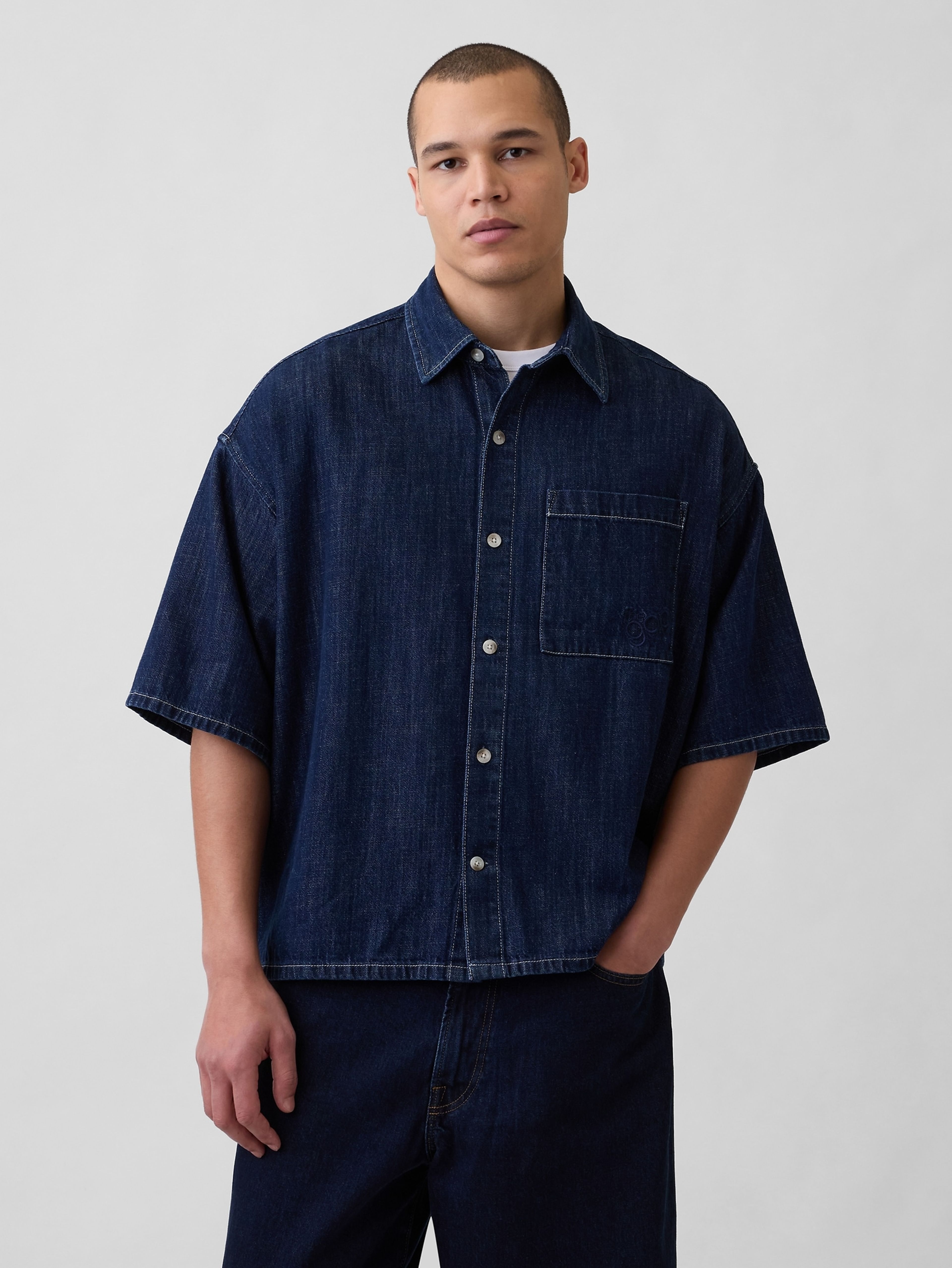 Oversize farmer ing logóval