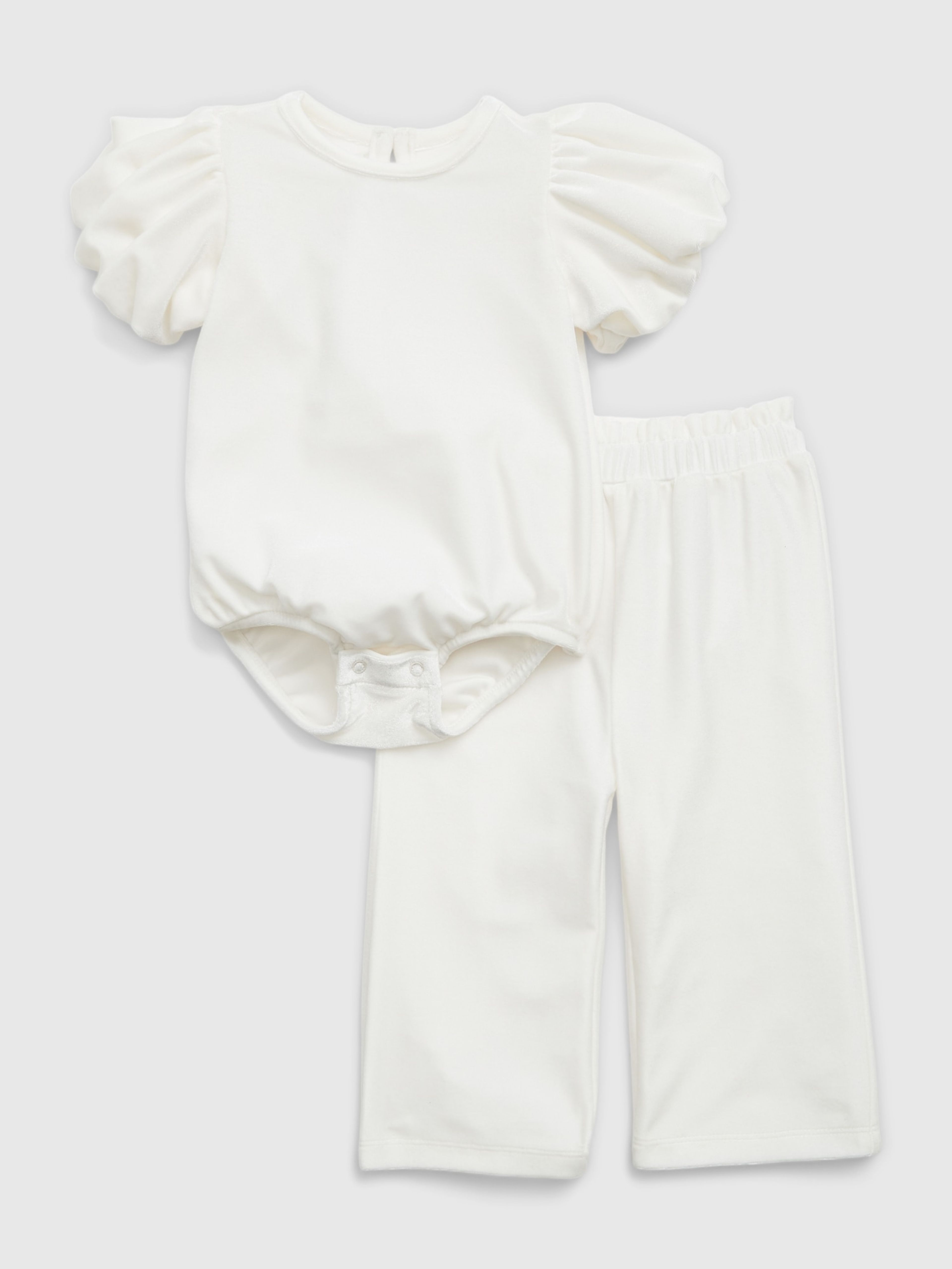 Baby sametový outfit