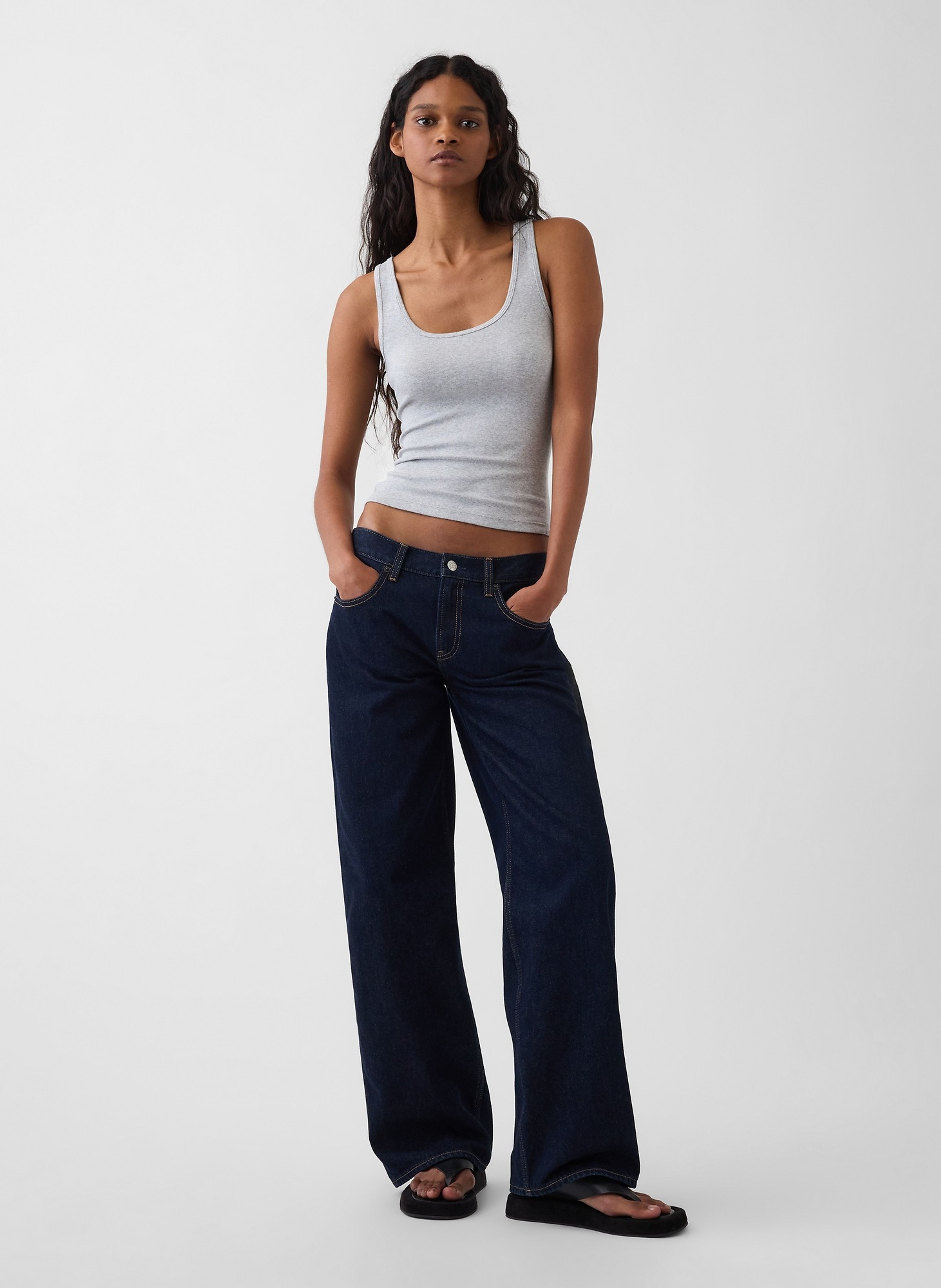 Jean The Hailey Low Rise Loose - 002