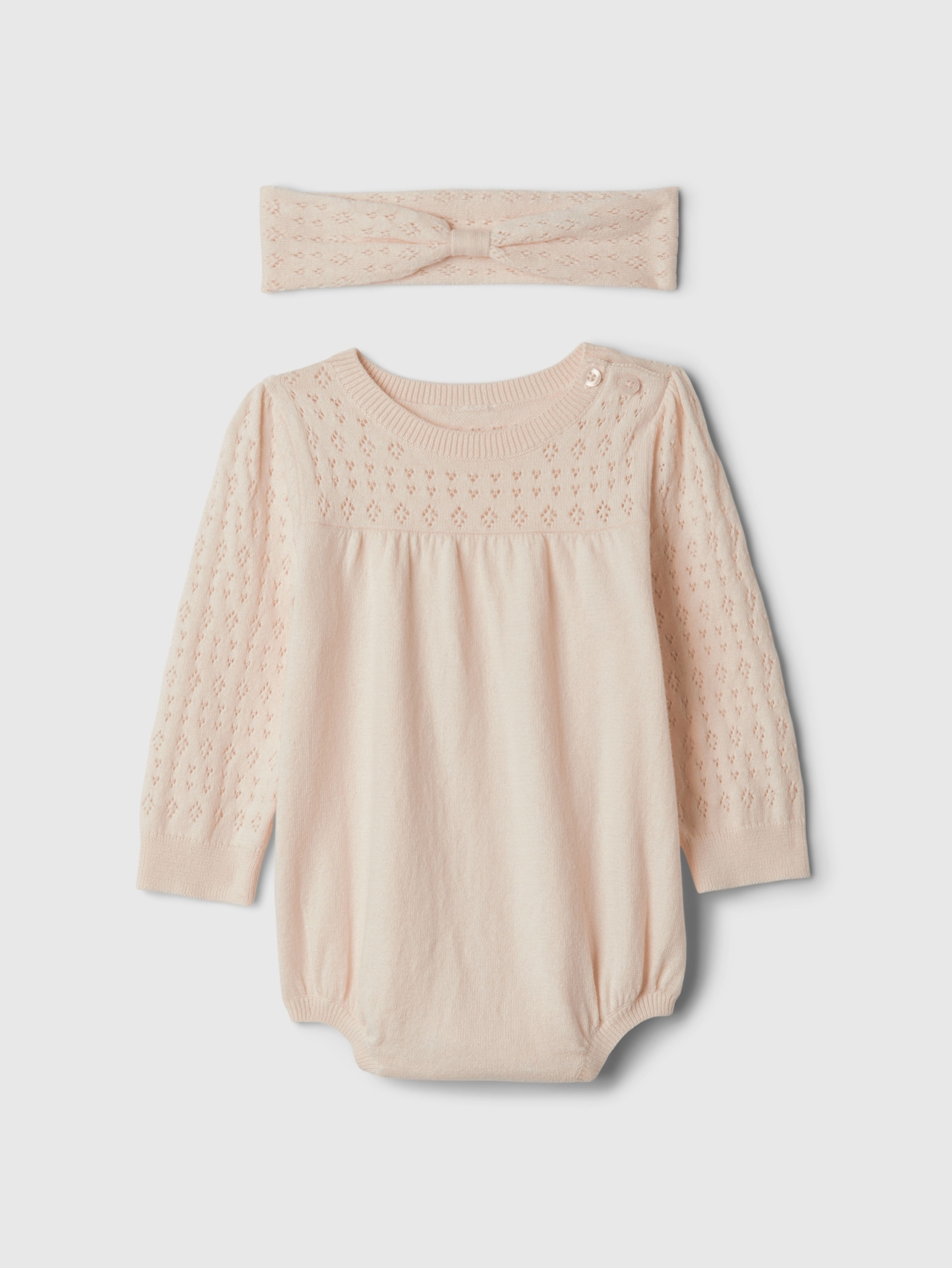 Baby zestaw body i opaski