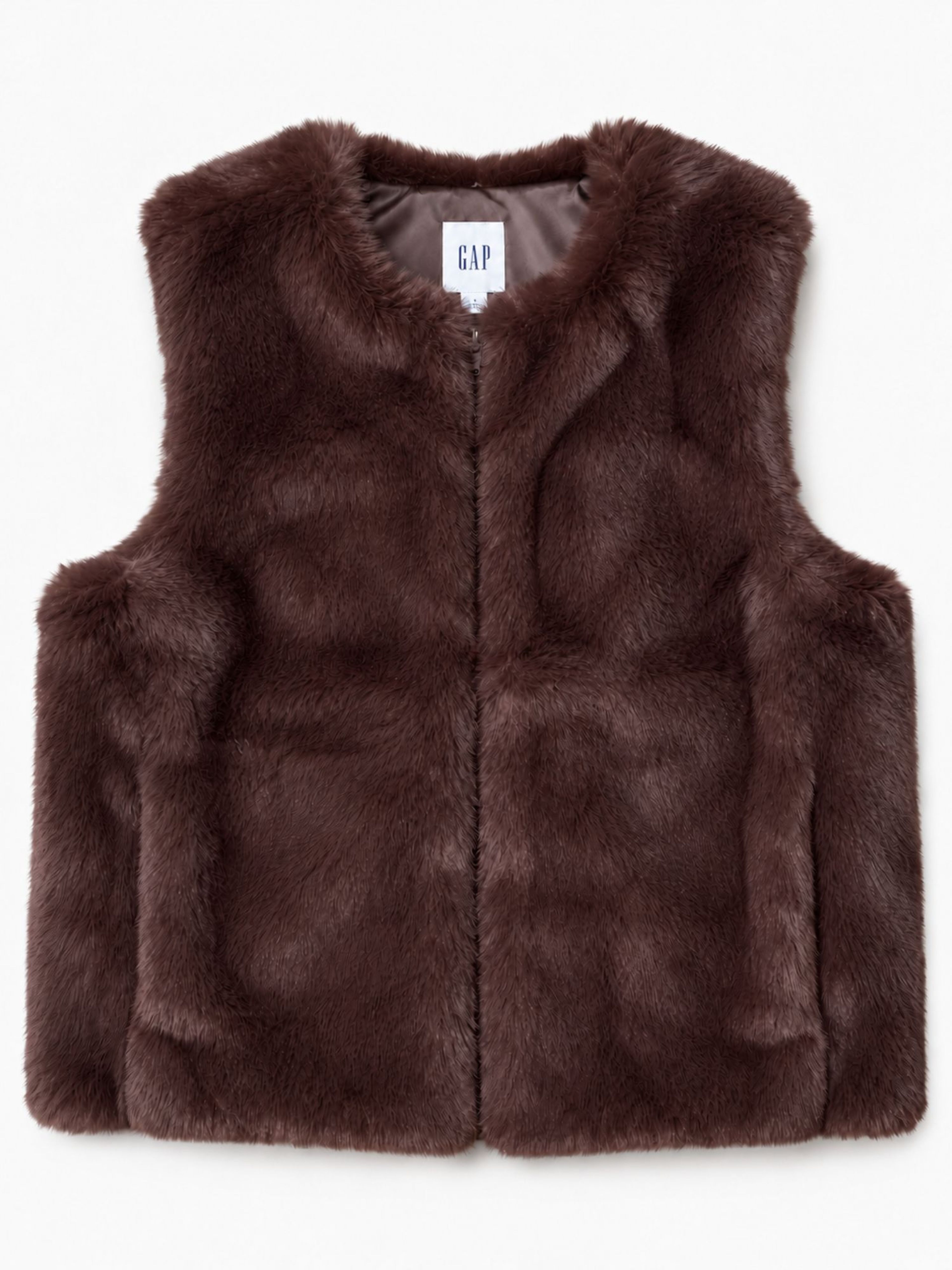 Gilet en fausse fourrure - 001