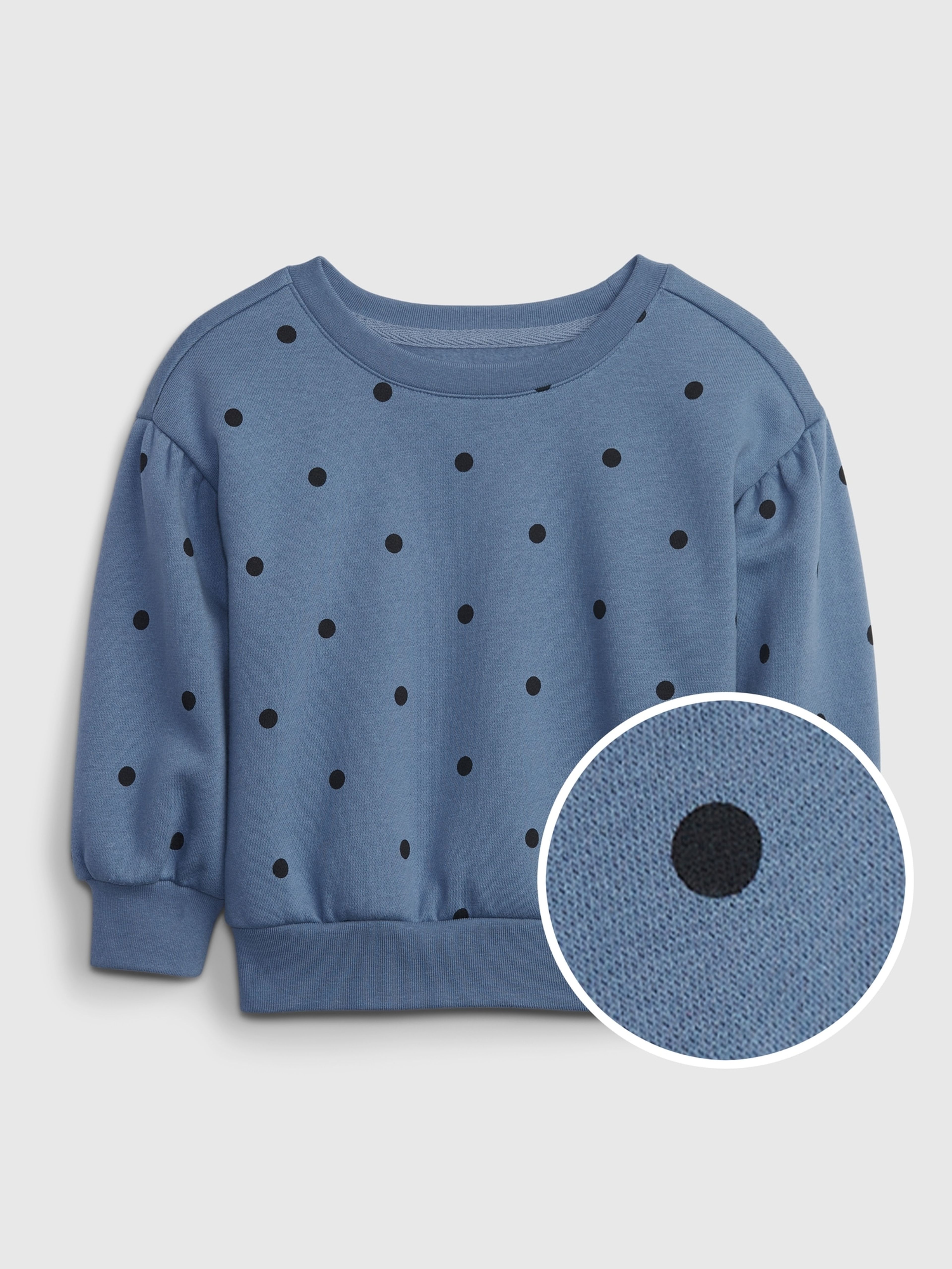 Polka-Dot-Sweatshirt für Kinder