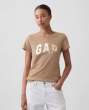 T-shirt avec logo-Marron - 004