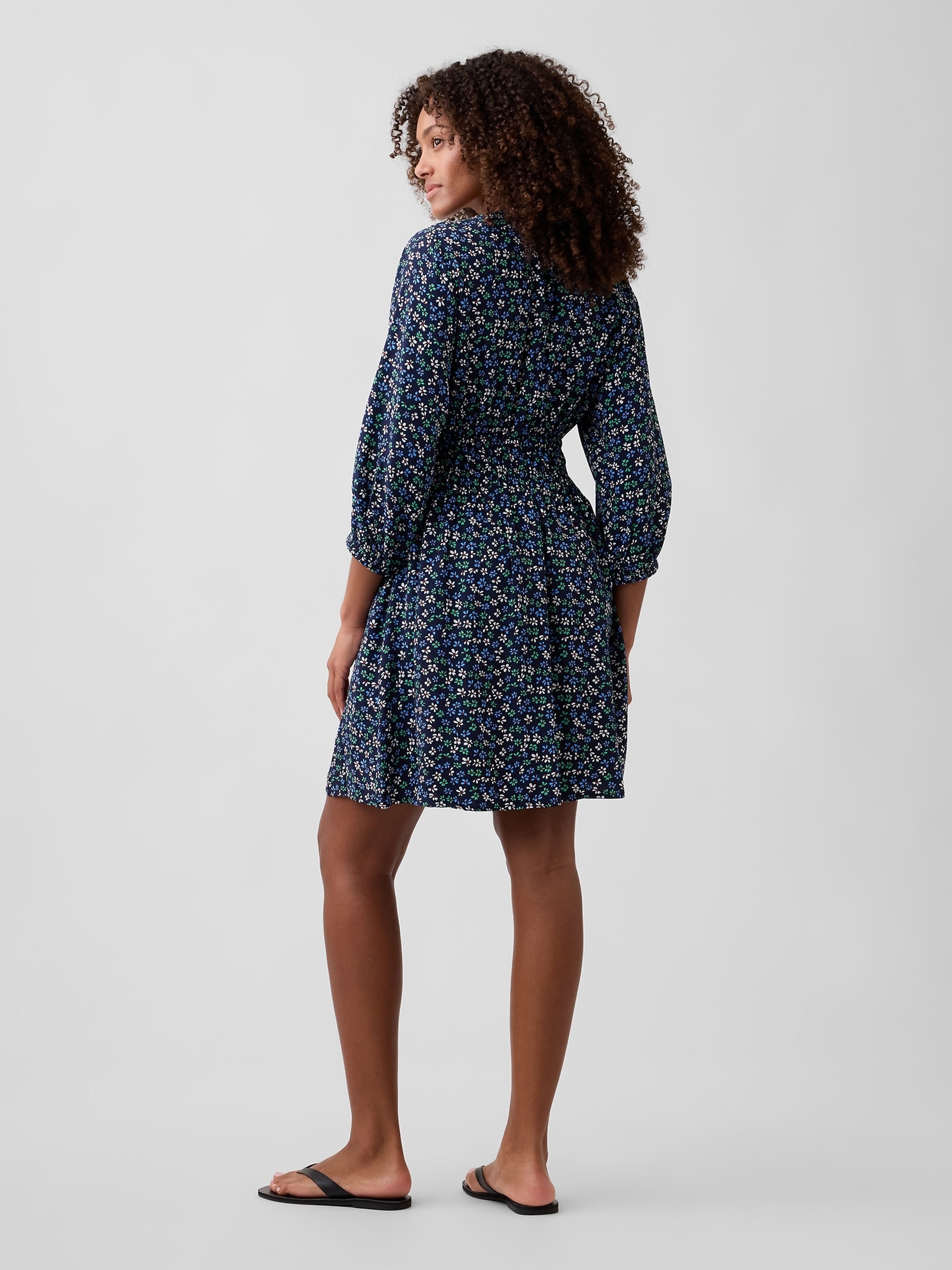 Rochie mini cu buzunare - 002