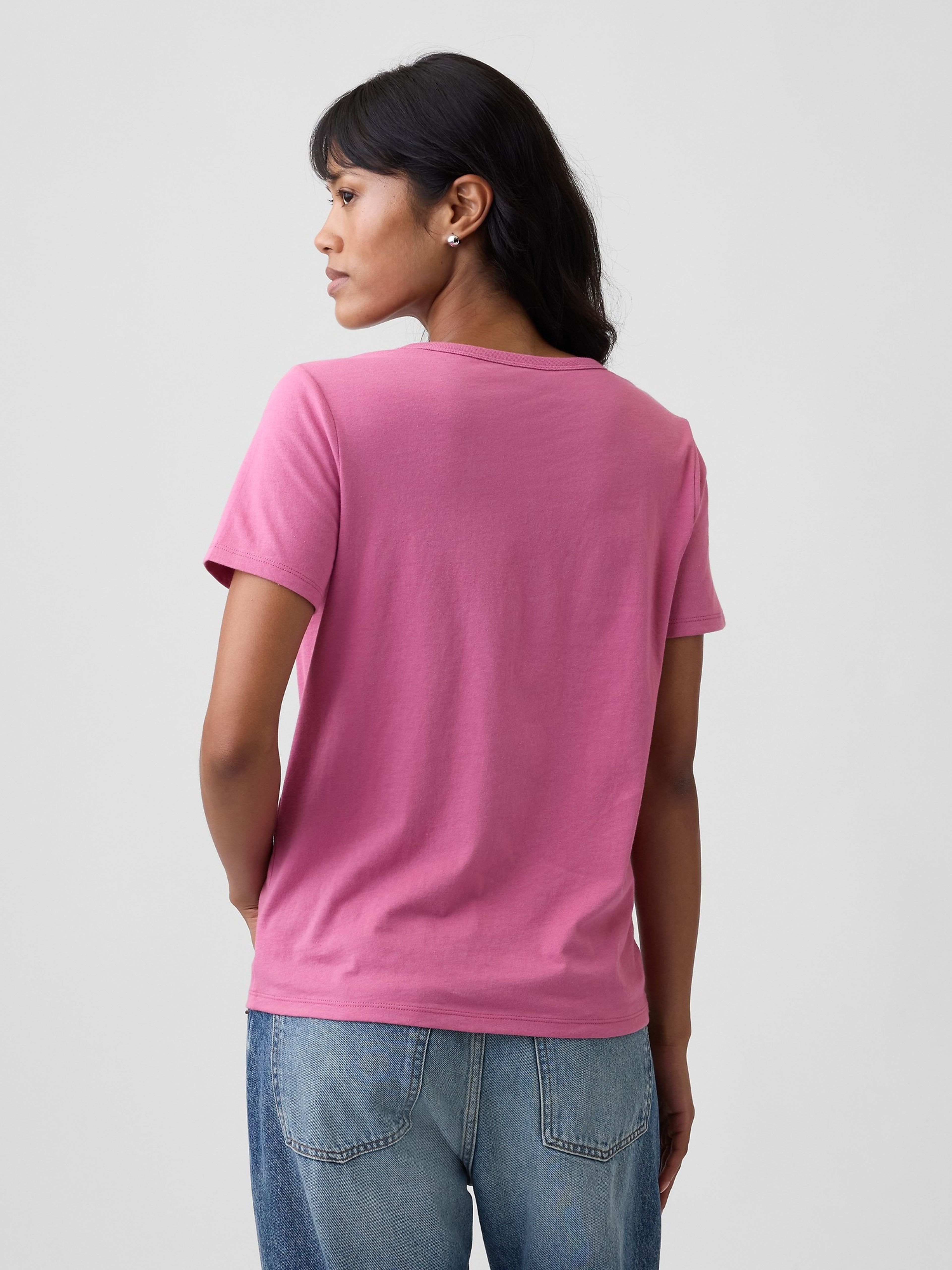 T-shirt à col V - 002