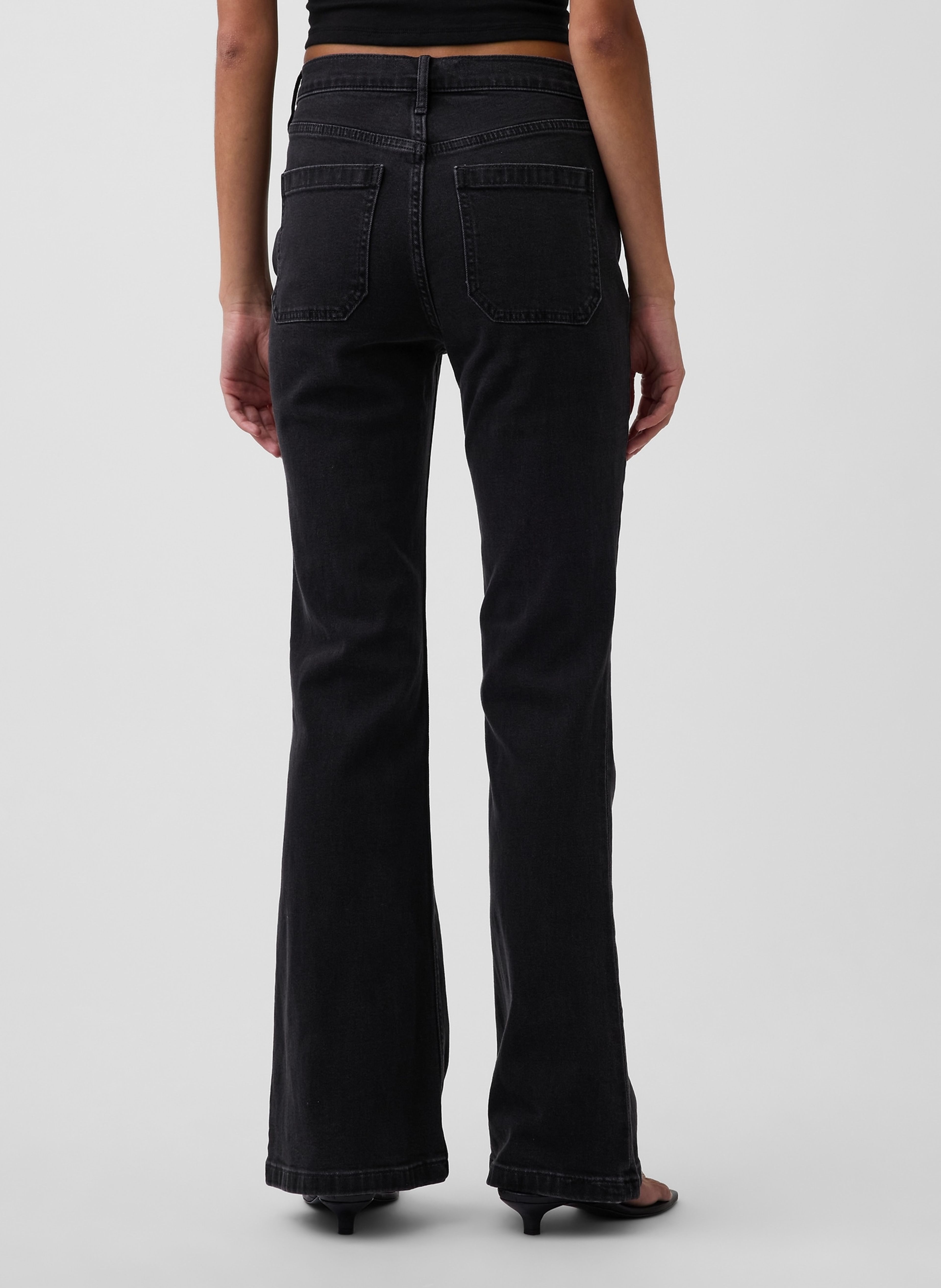 Blugi High Rise 70s Flare - 004