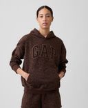 Sudadera con logo-Marrón - 004