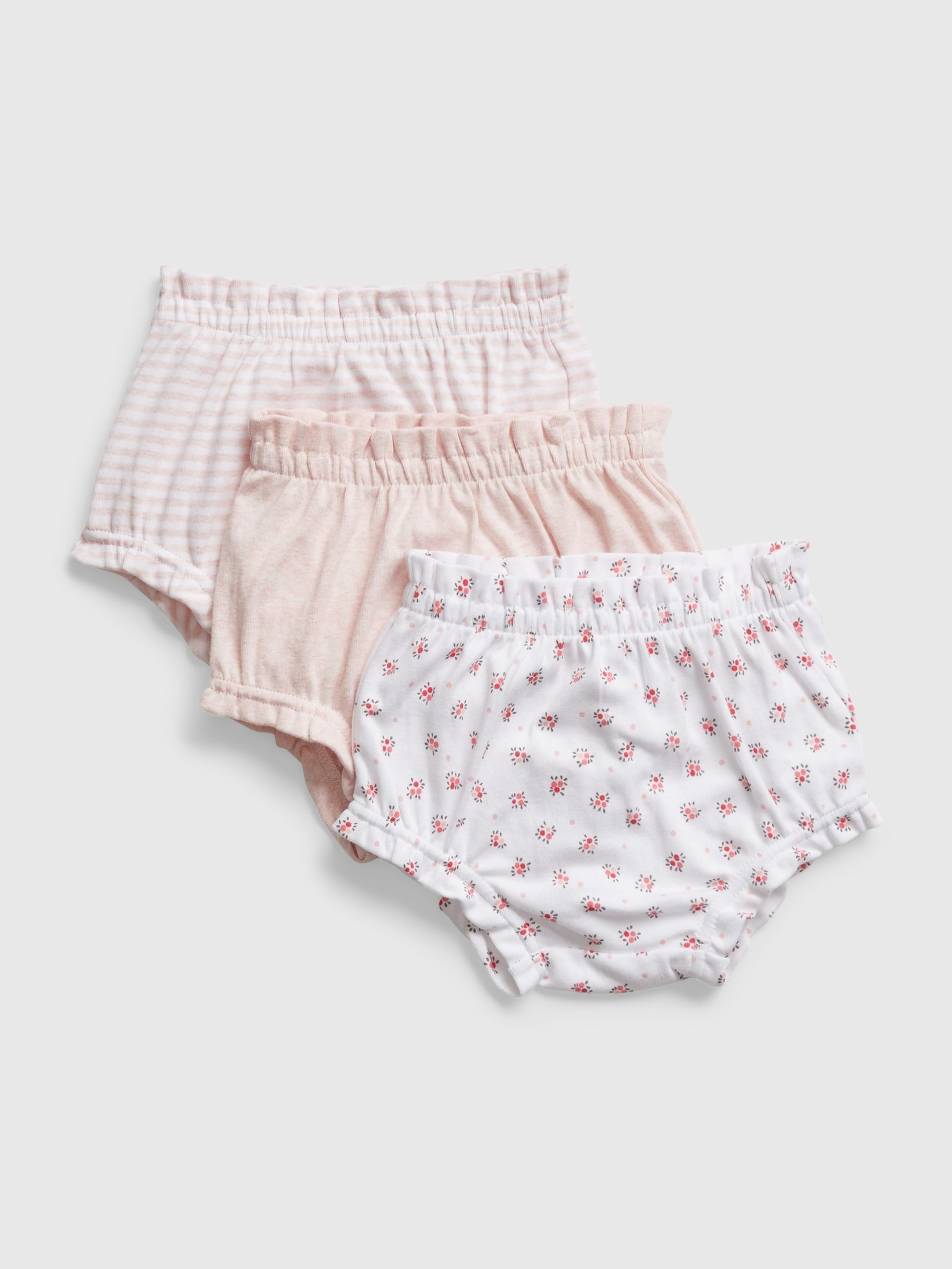 Baby Shorts zum Hineinschlüpfen, 3er-Pack