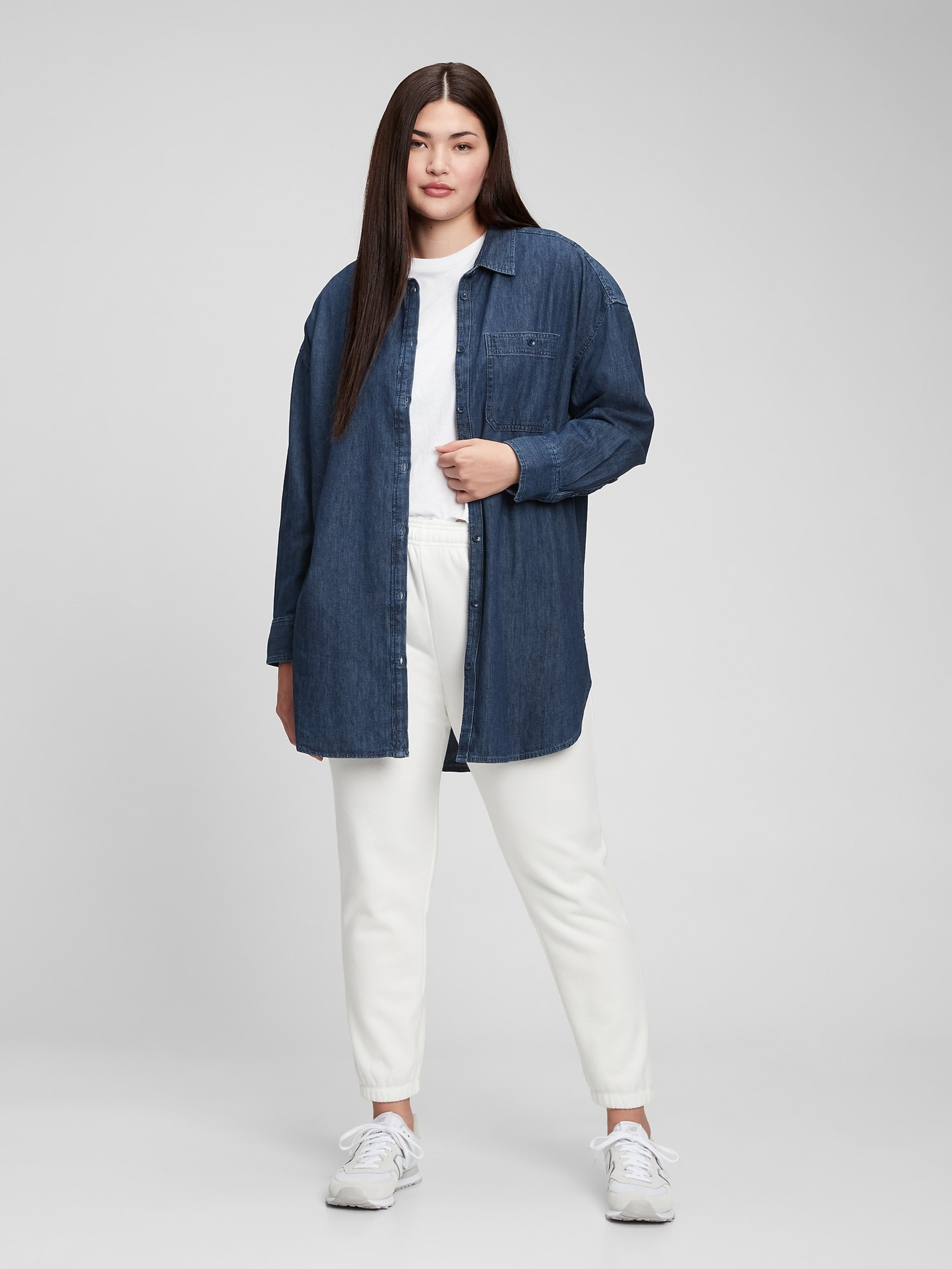 Koszula jeansowa oversize