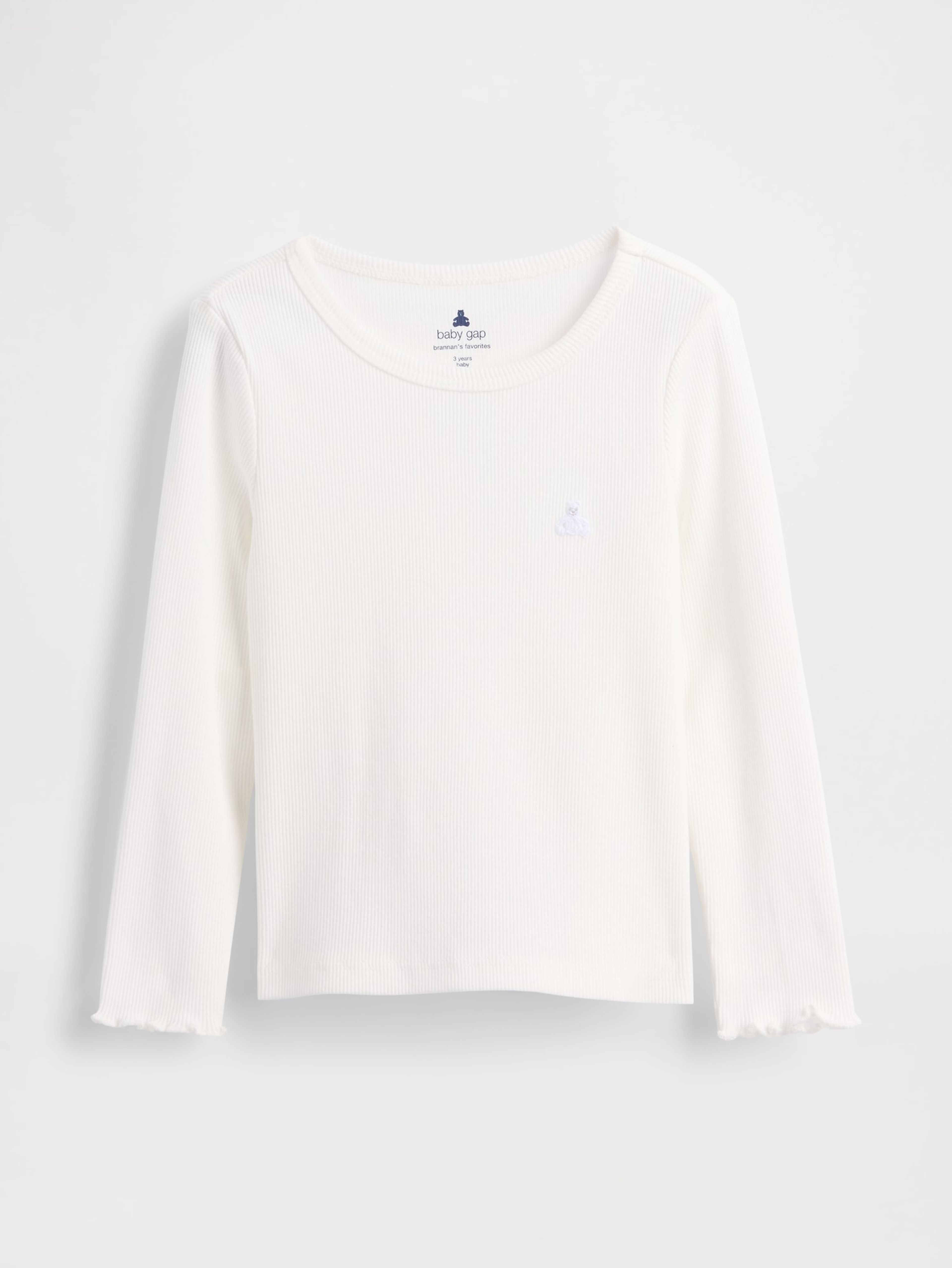 Baby T-shirt prążkowany Mix & Match - 001
