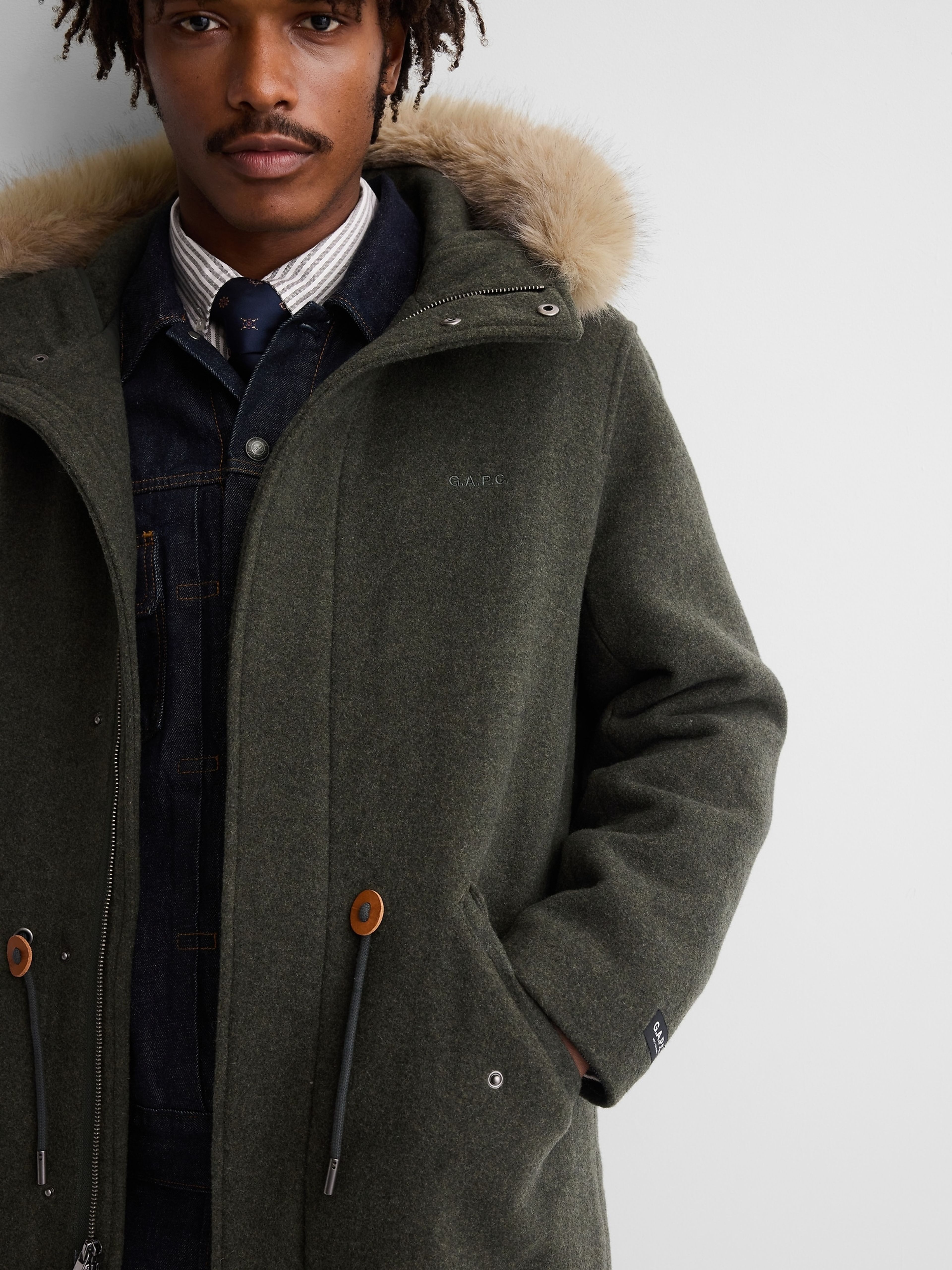 Oversize parka van wolmix Gap × A.P.C. unisex - 006