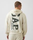 Bluza French Terry z logo-Beżowy - 001