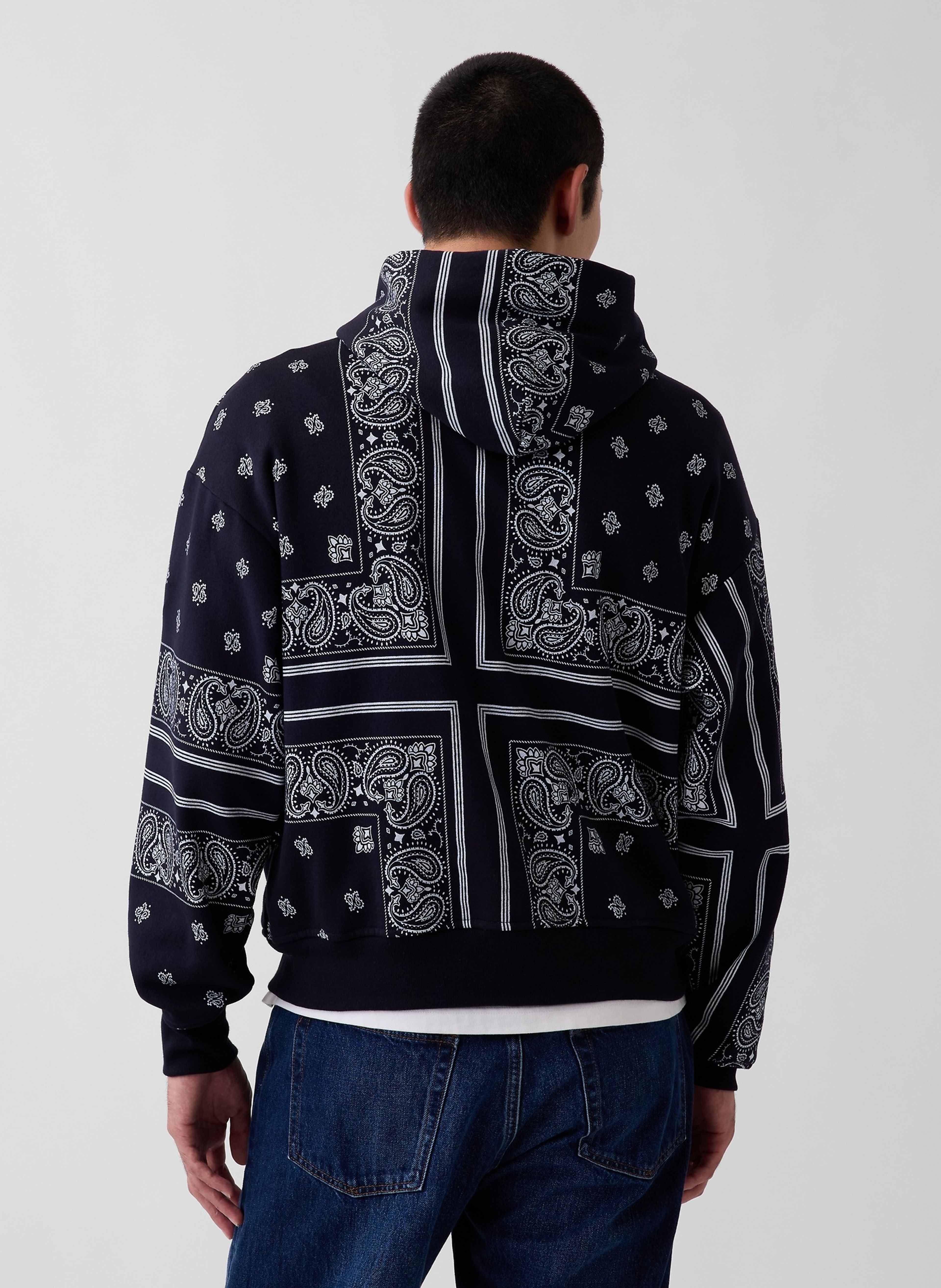 Oversize sweatshirt Bandana VintageSoft unisex met logo - 004