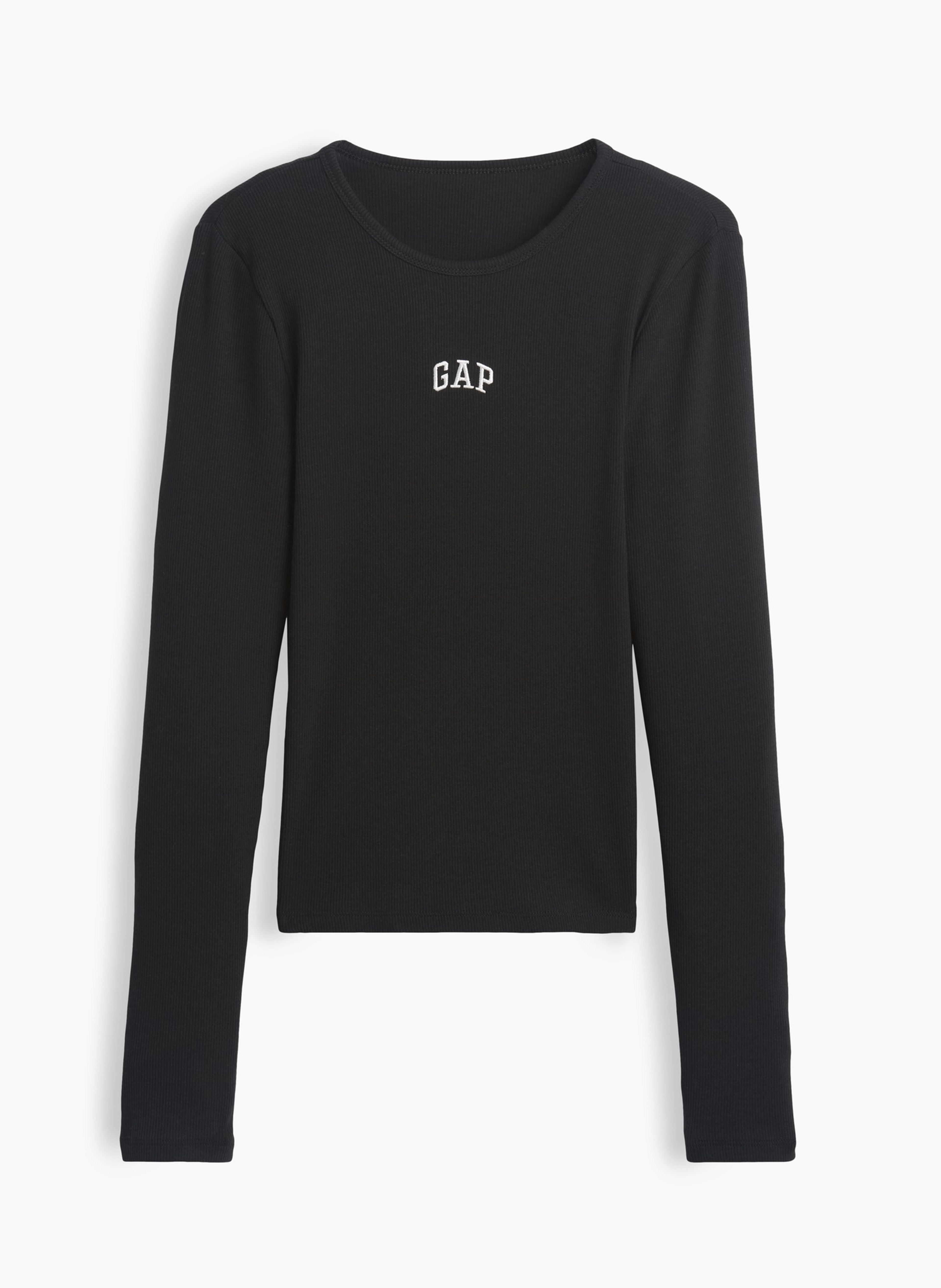 Ripp-T-Shirt mit Logo - 005