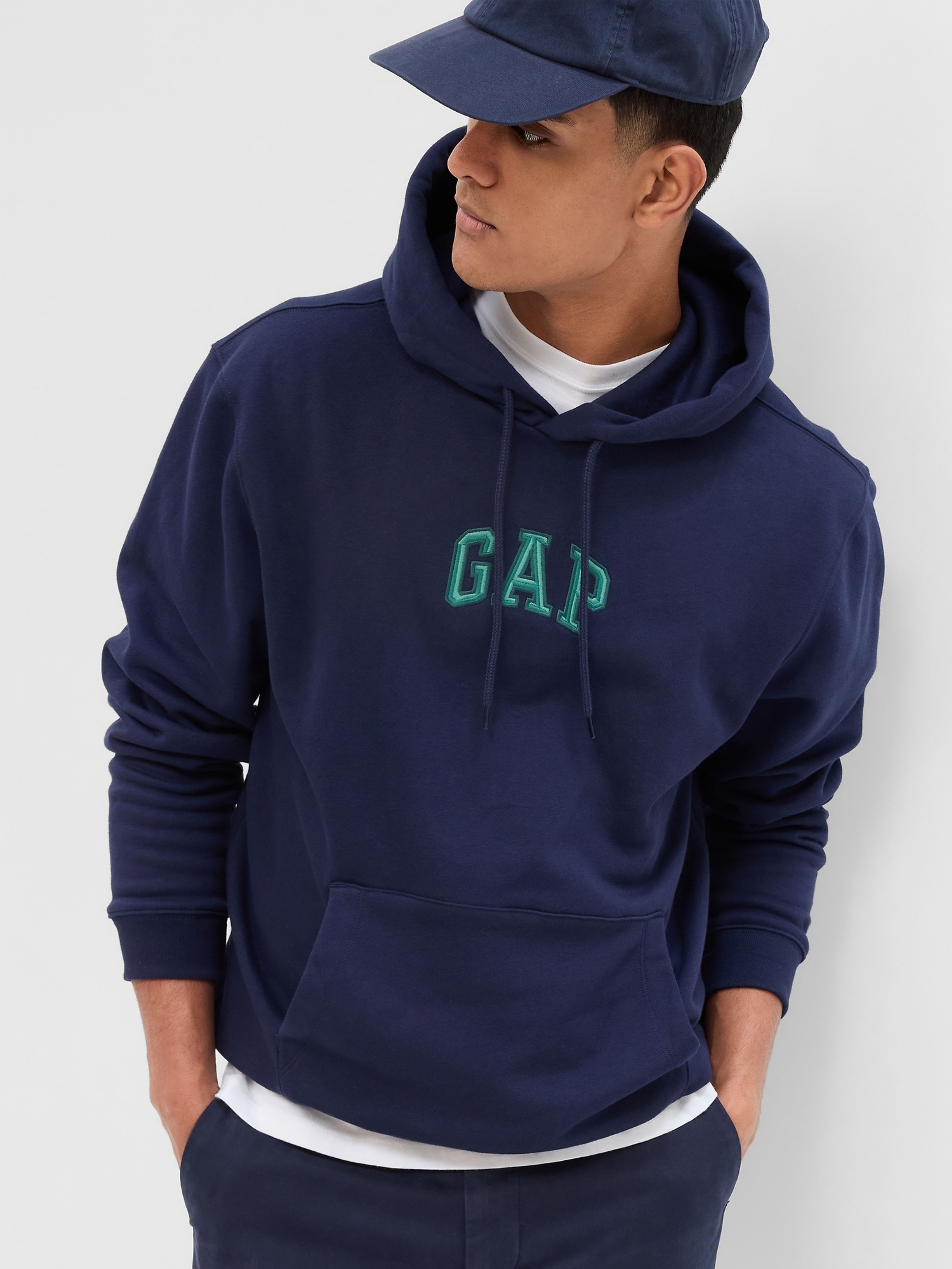 Sweatshirt mit Logo und Kapuze