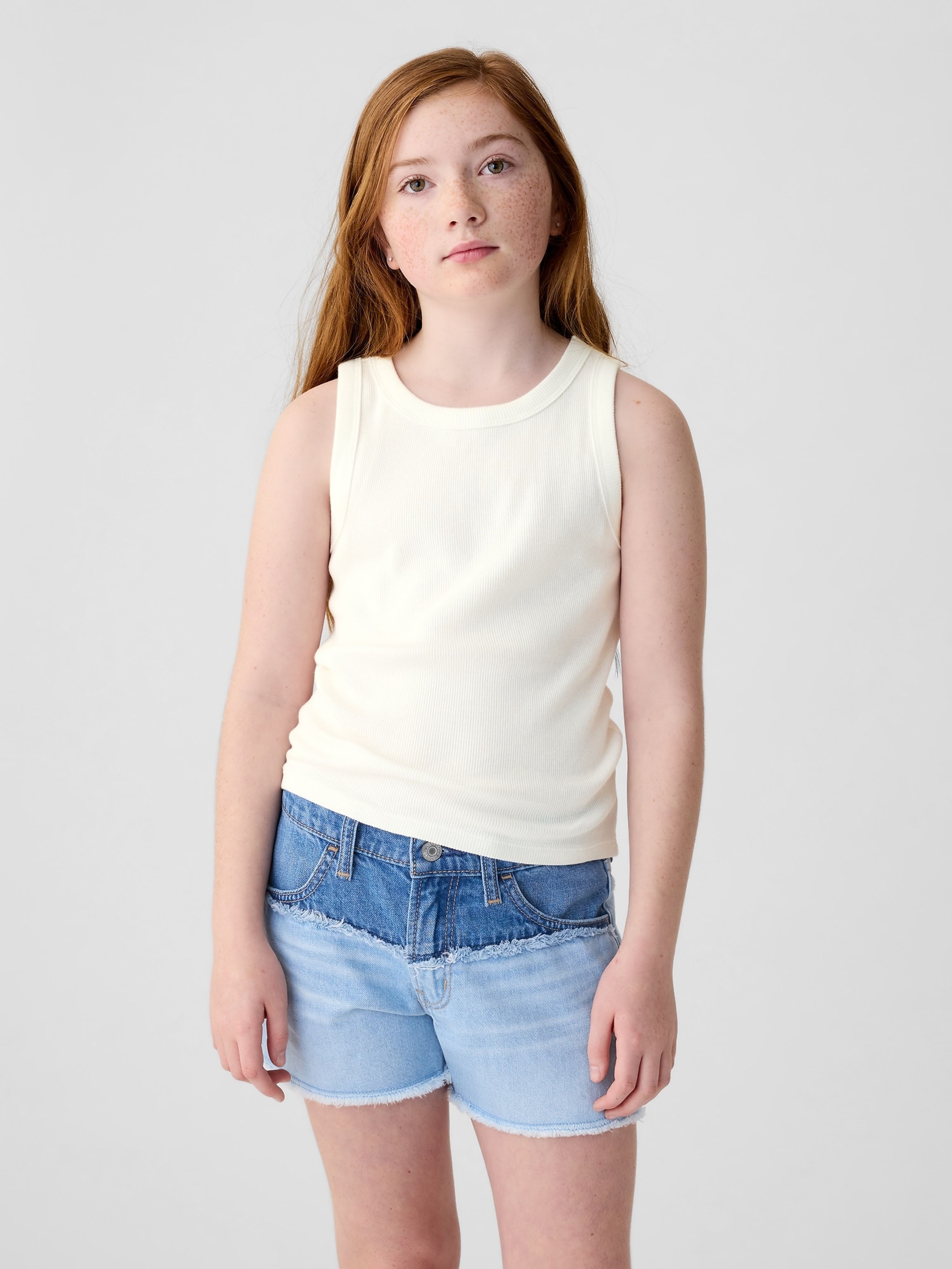 Geripptes Kinder Tank-Top