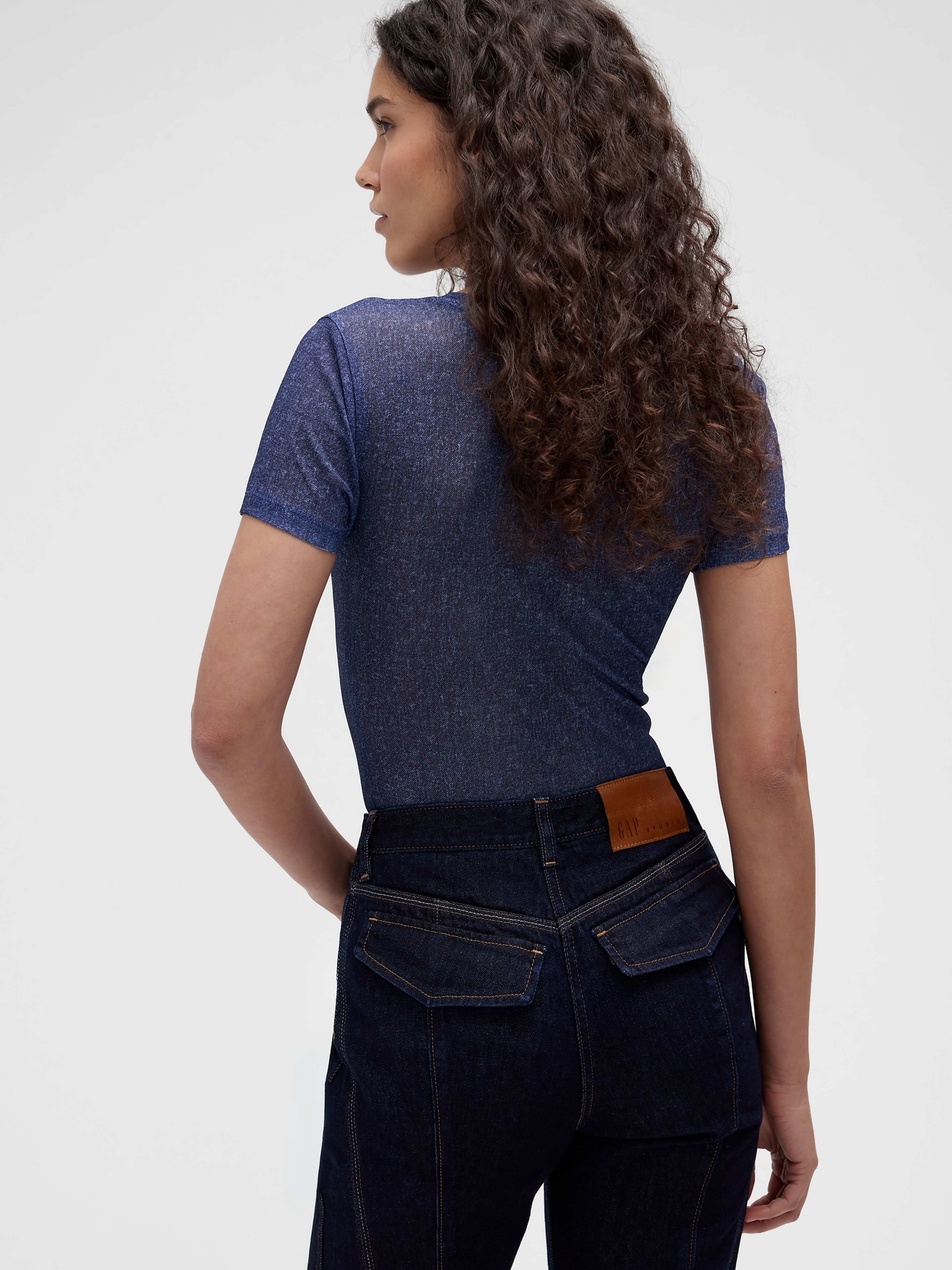Průsvitné tričko GapStudio by Zac Posen - 002
